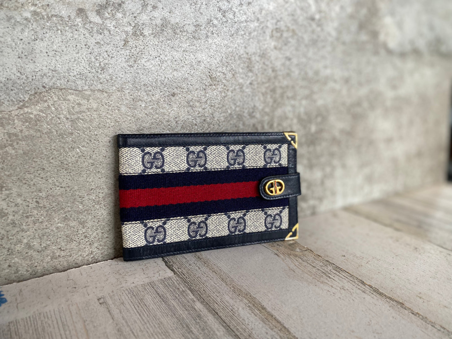 Authentic Preloved Vintage G G Long Wallet