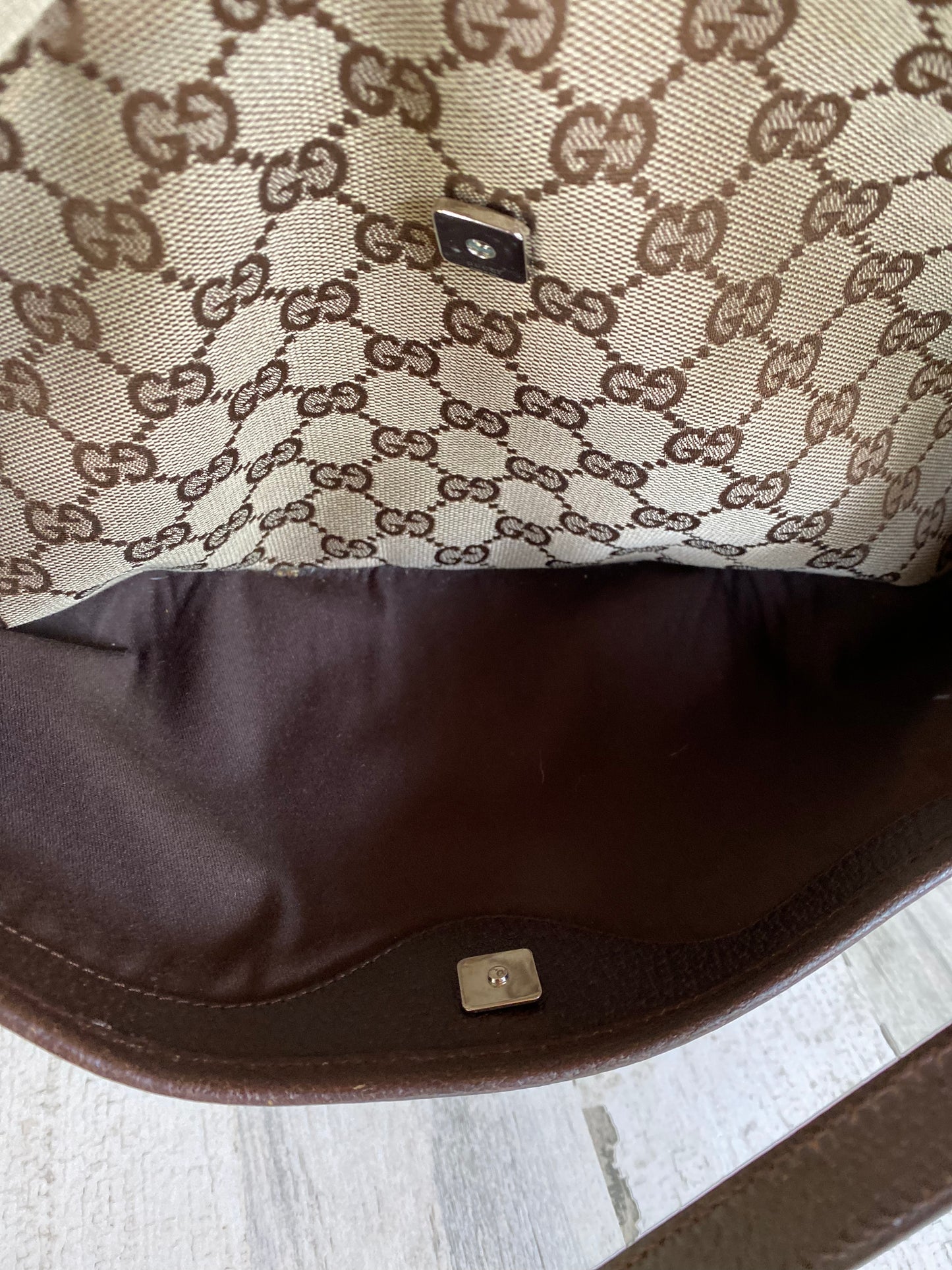 Preloved Authentic G G Shoulder tote