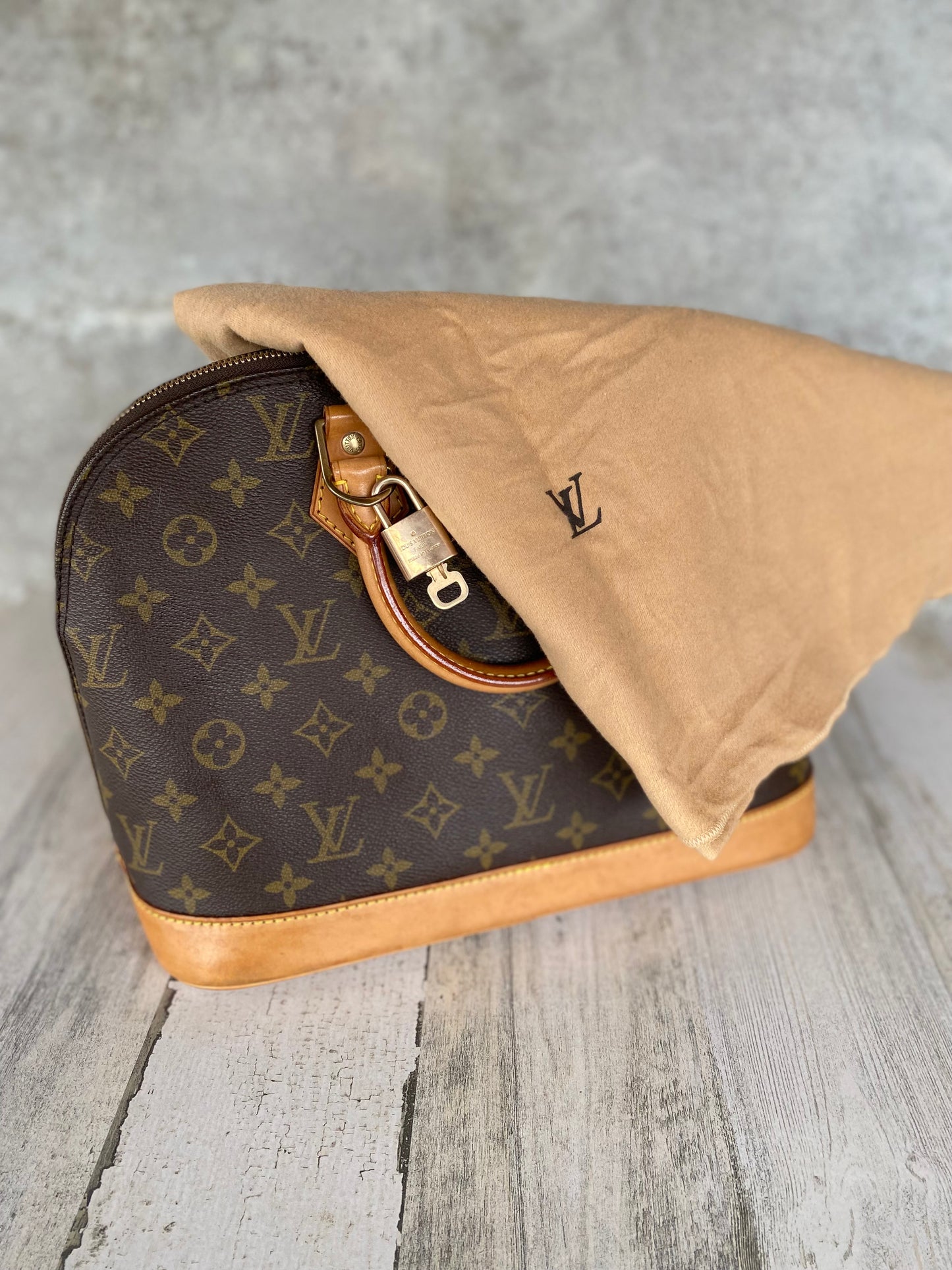 Preloved Authentic Alma PM handbag