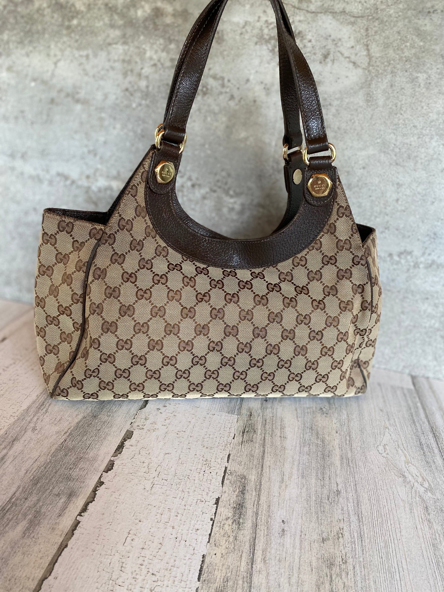 Preloved Authentic G G Shoulder Bag