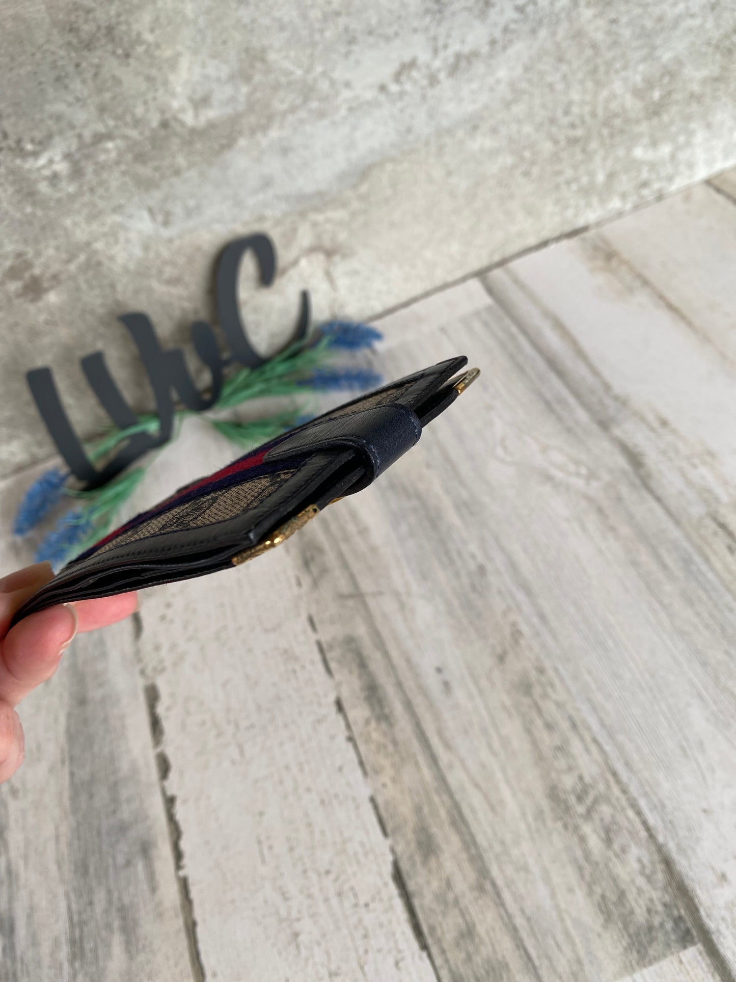 Authentic Preloved Vintage G G Long Wallet