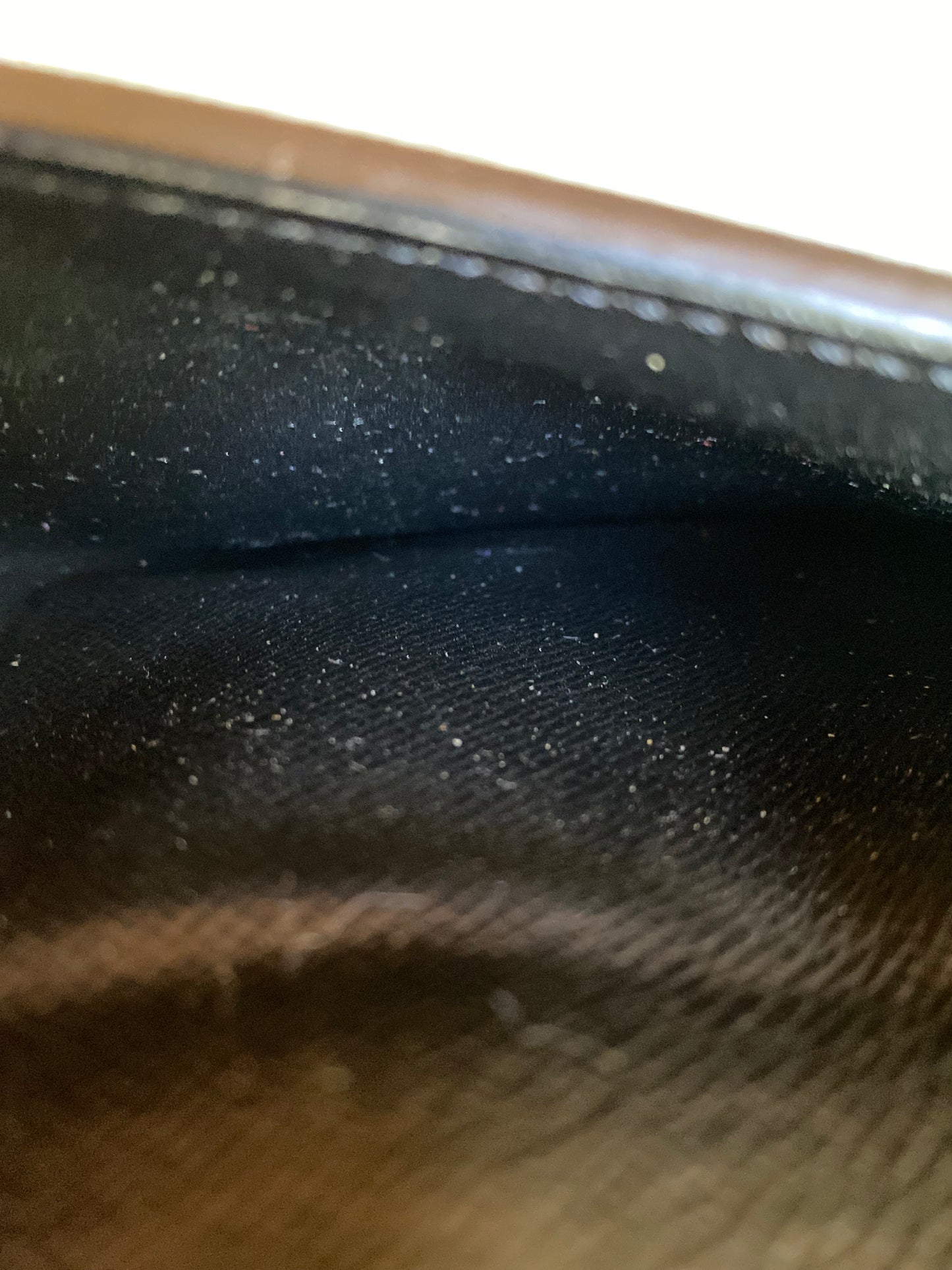 Preloved Authentic Macassar Vertical Zippy Wallet