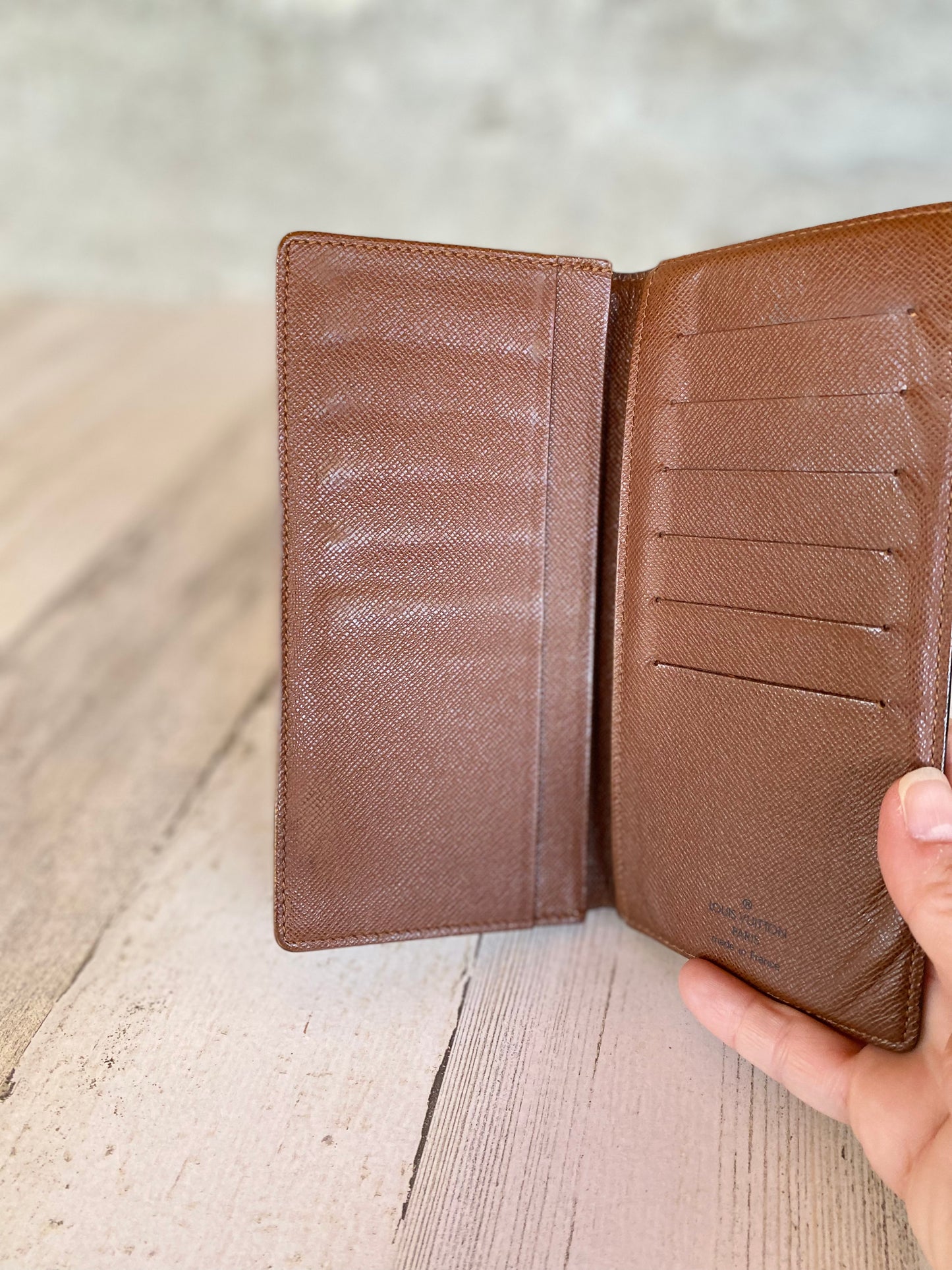 Preloved Authentic Porte Cartes Long Wallet