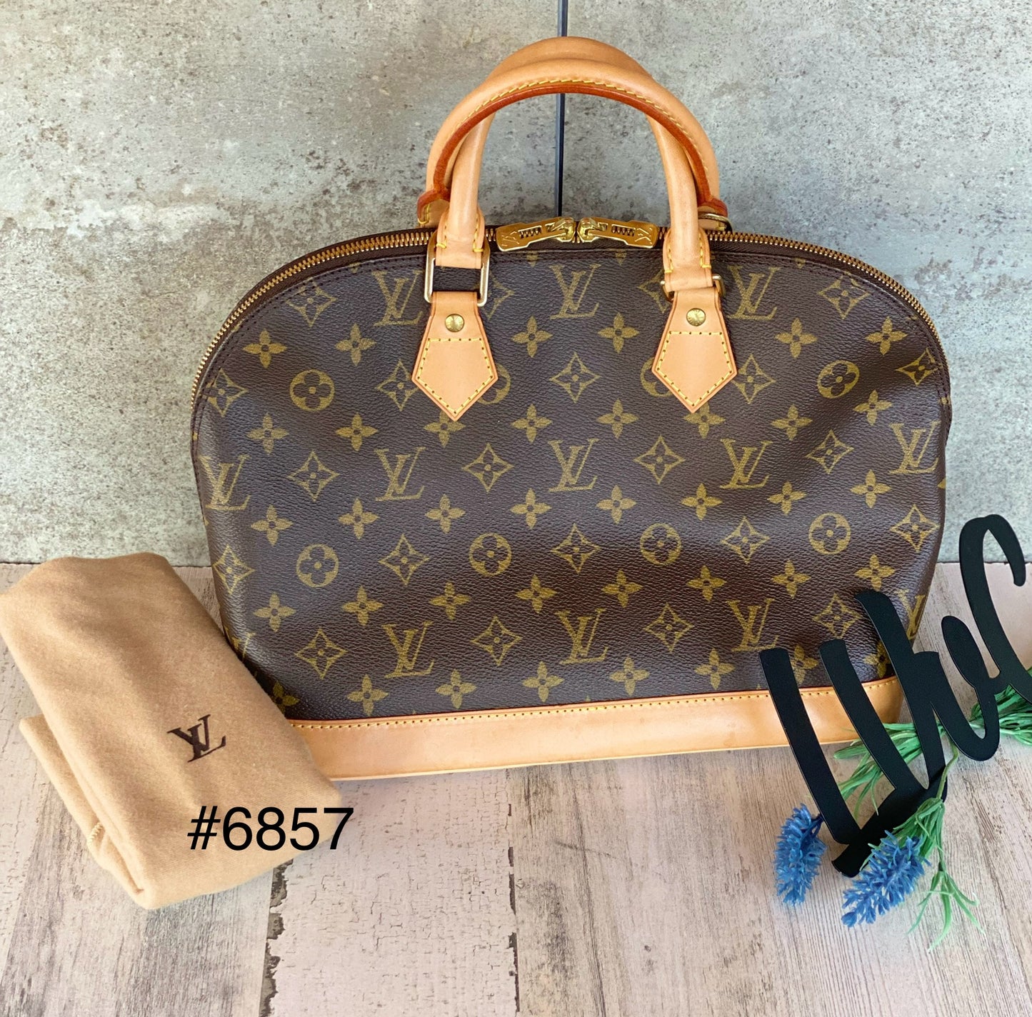 Preloved Authentic Alma PM handbag