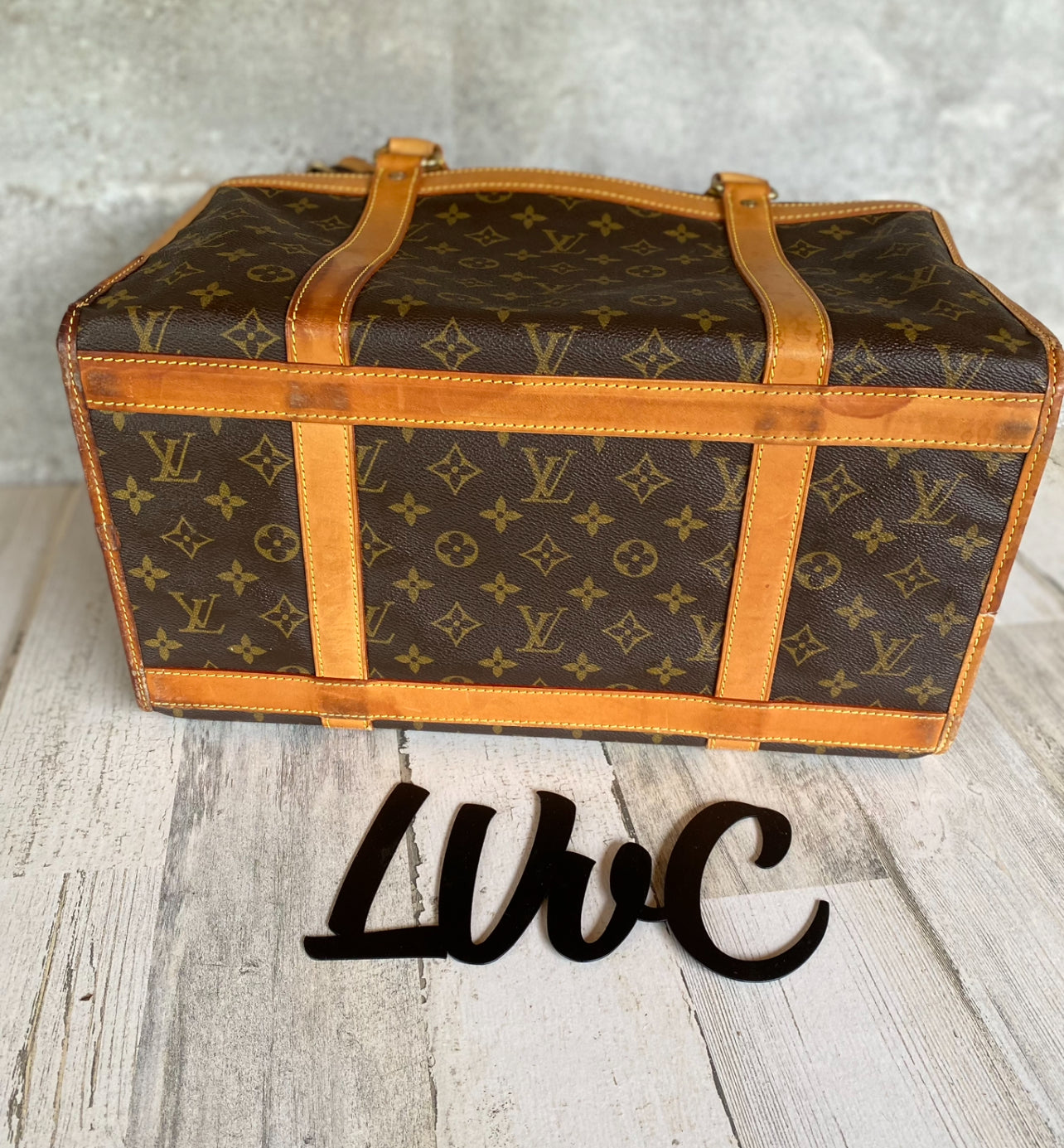 Preloved Authentic Sac Chien Travel Bag