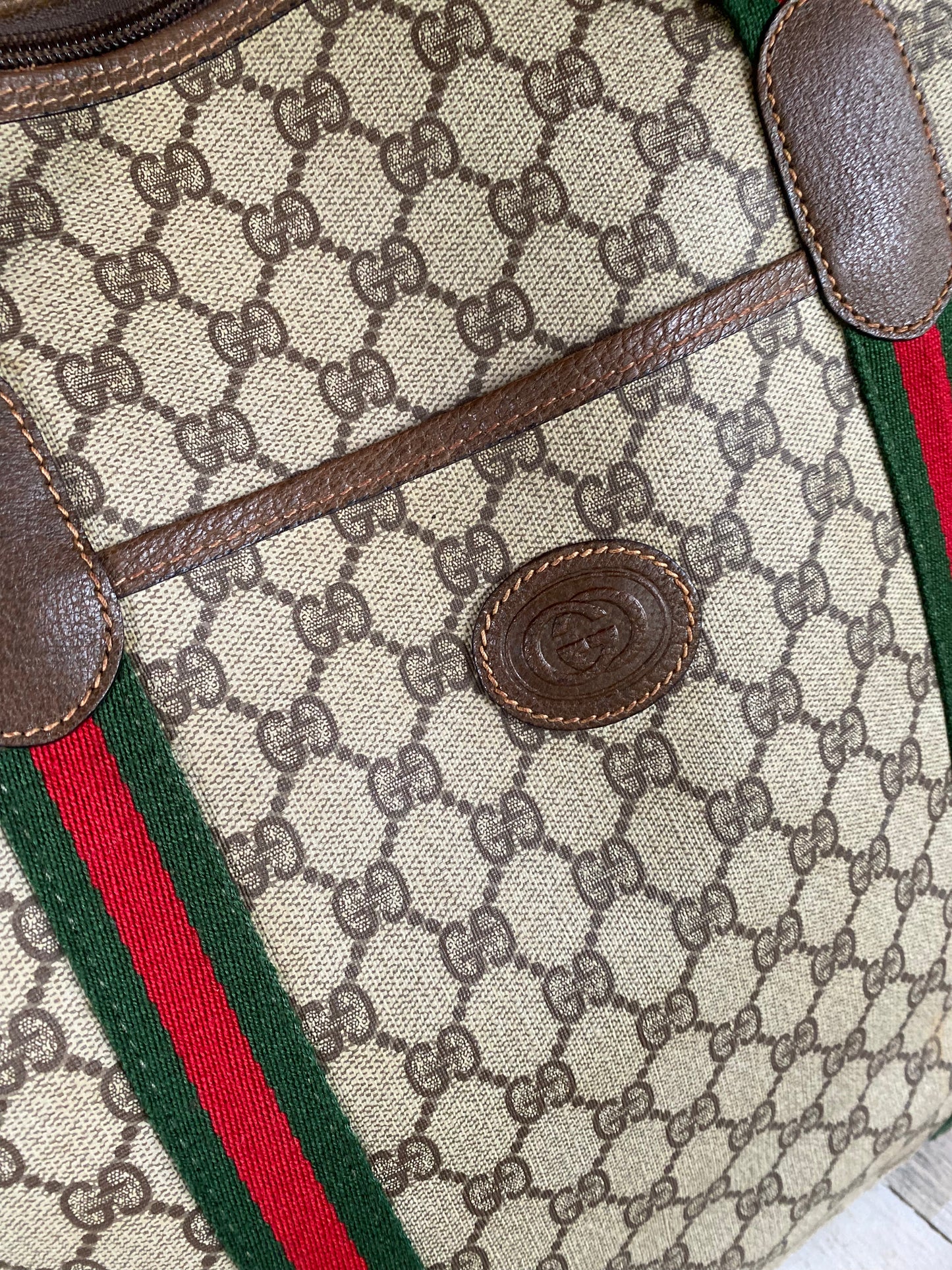 Preloved Vintage GG Duffle