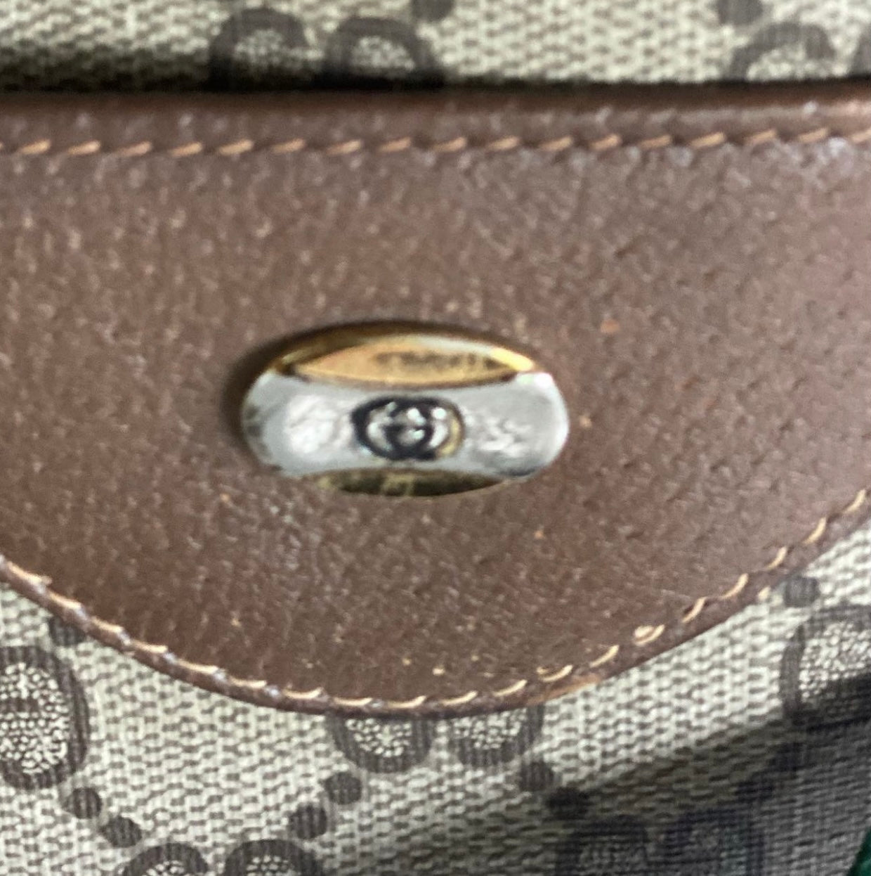 Preloved GG Sherry line Tote