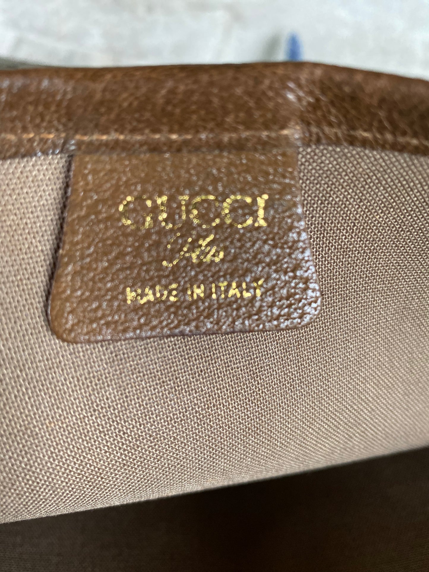 Authentic Pre-Loved G G plus Sherry Line Tote Bag