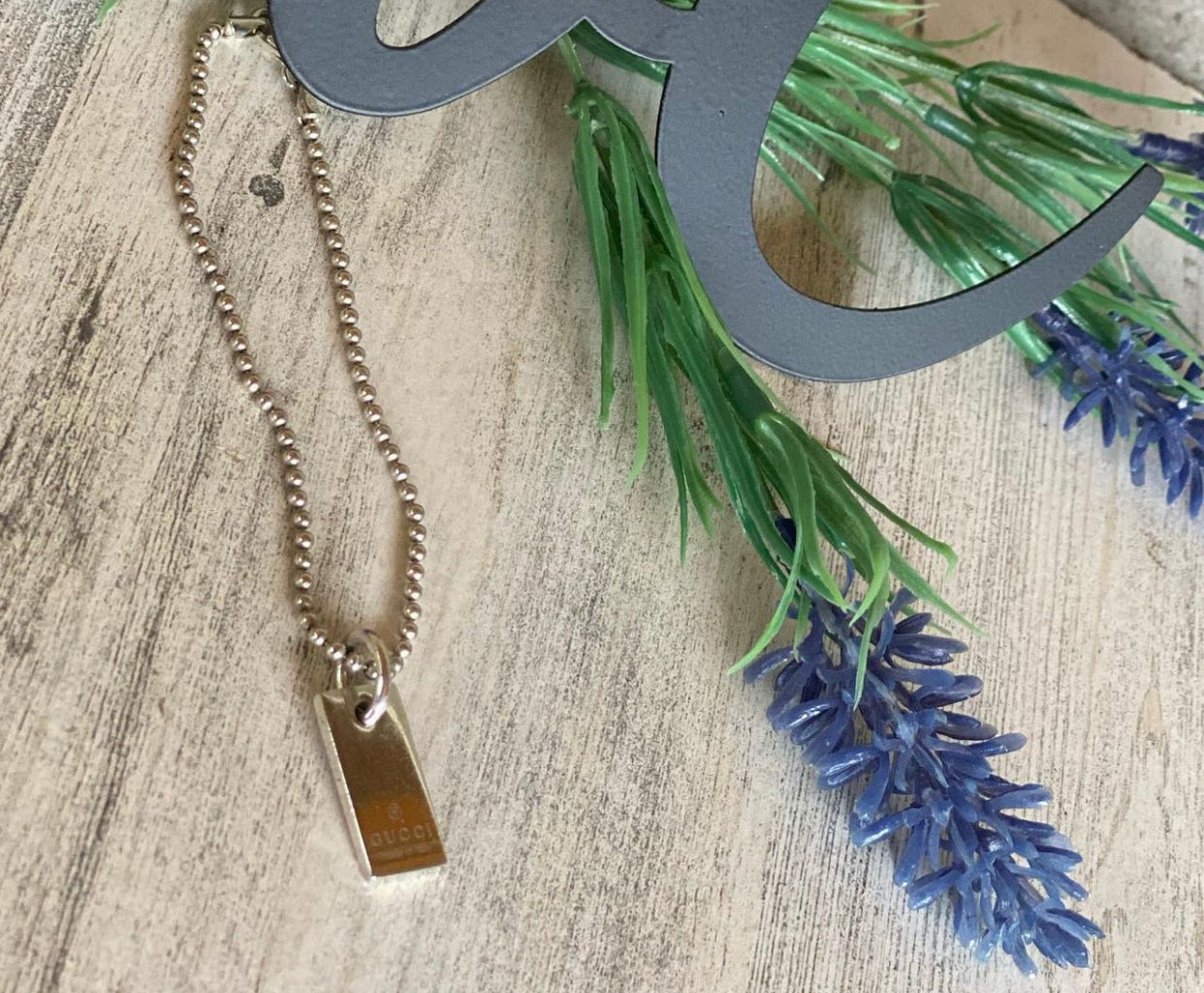 Preloved Authentic G G Silver Bracelet