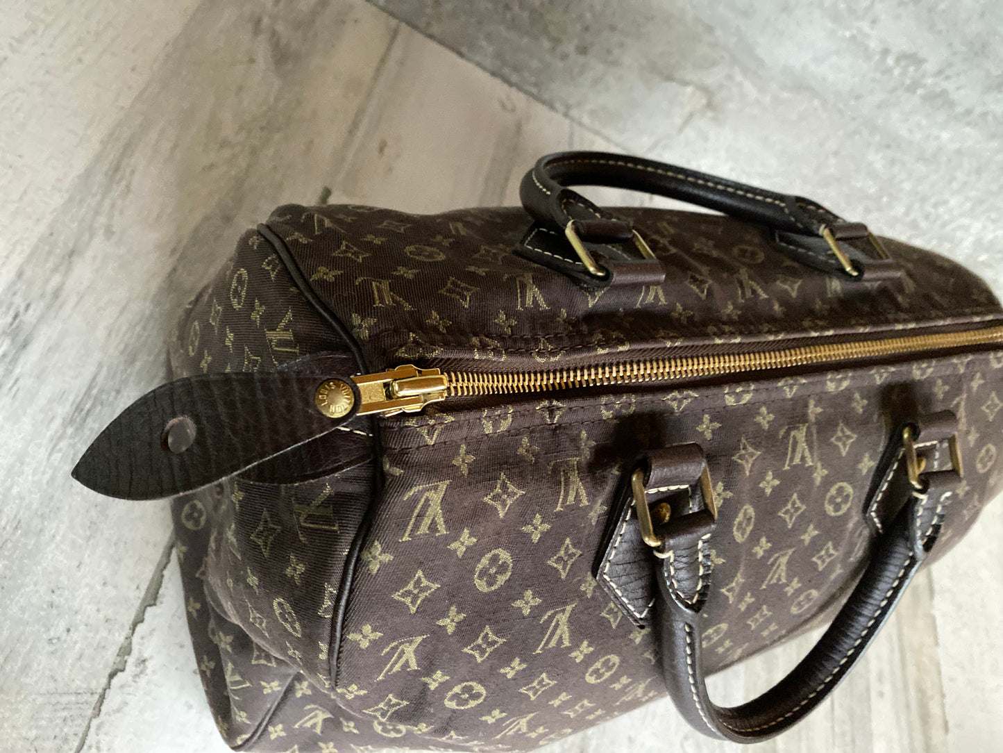 Preloved Authentic Speedy 30 handbag mini Lin