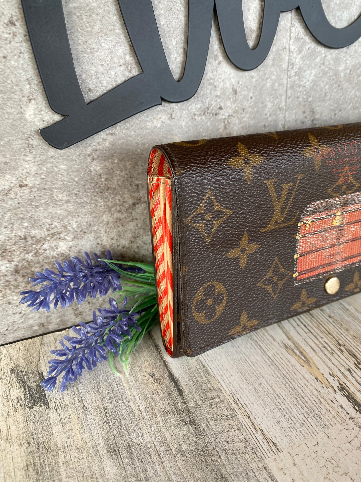 Preloved Authentic Trunk Sarah Long Portefeuille