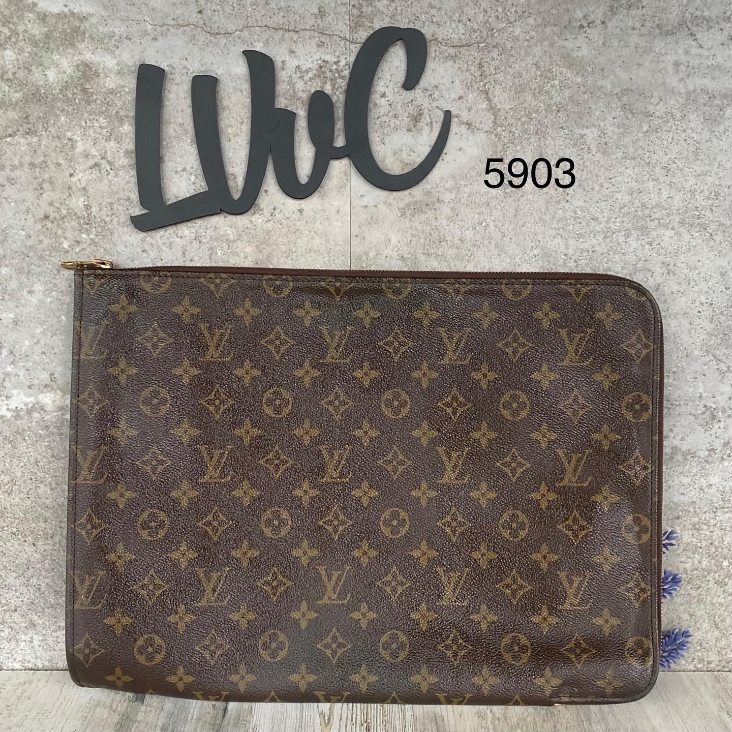 Preloved Authentic Poche Document Case