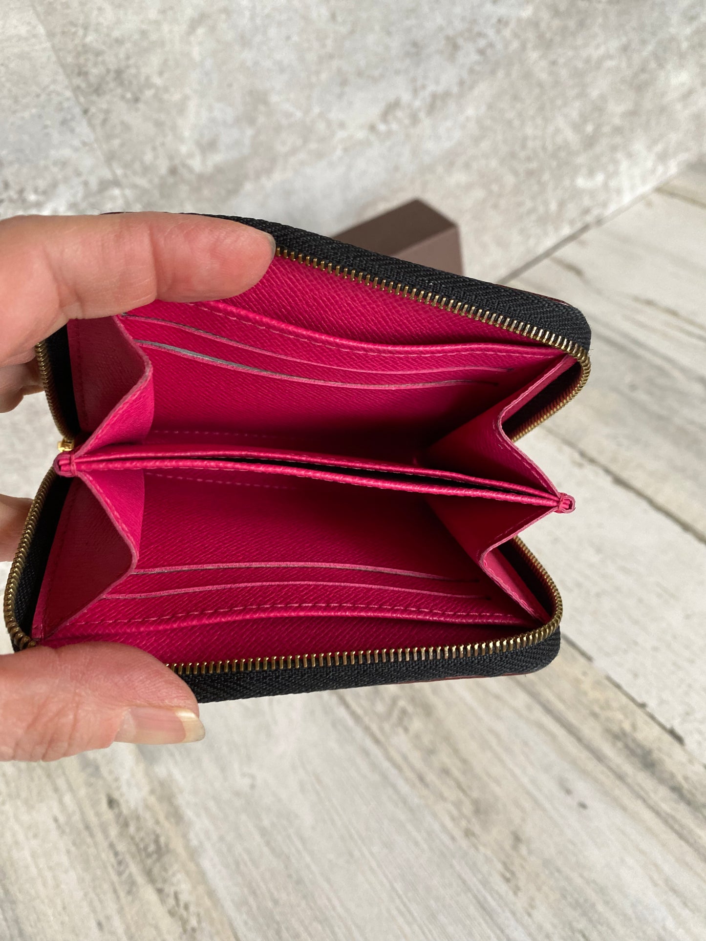 Preloved Zippy Coin Purse multicolor noir