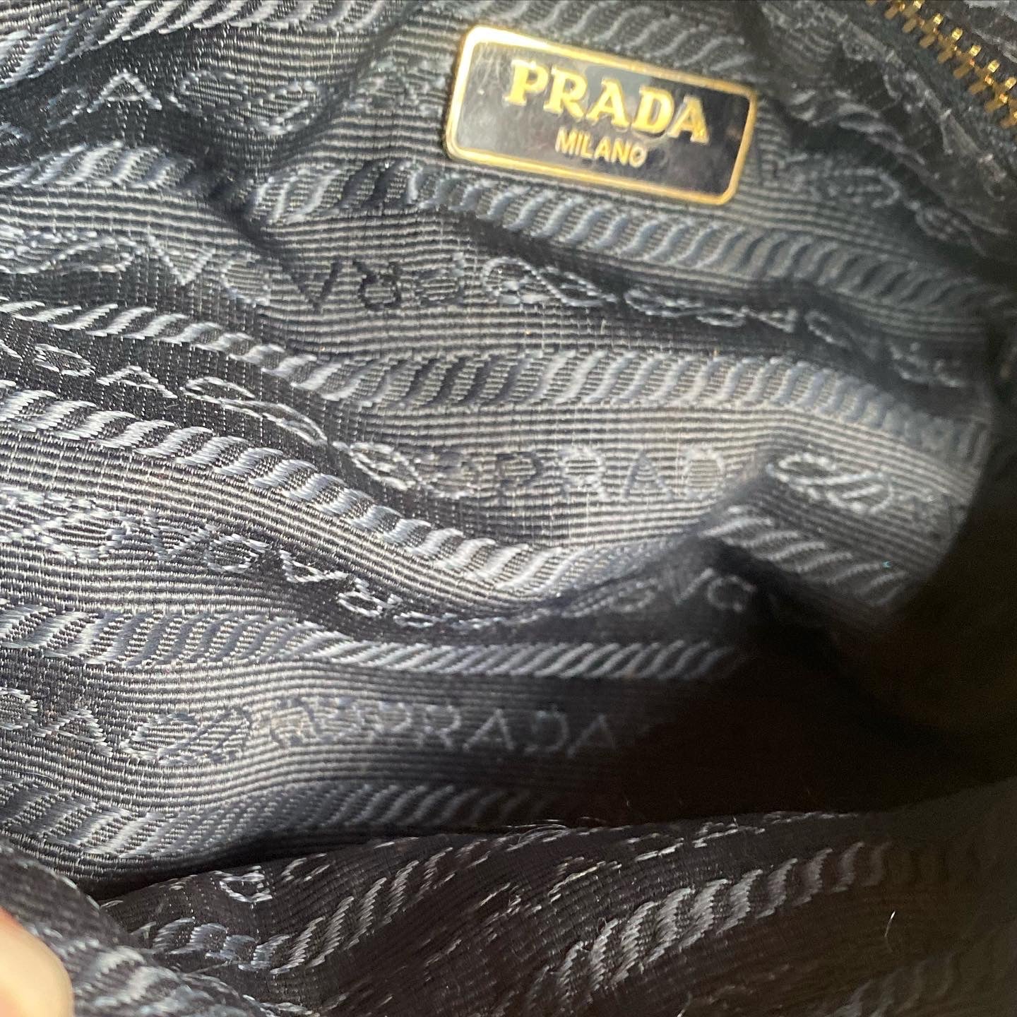 Preloved Distressed Denim Pouch