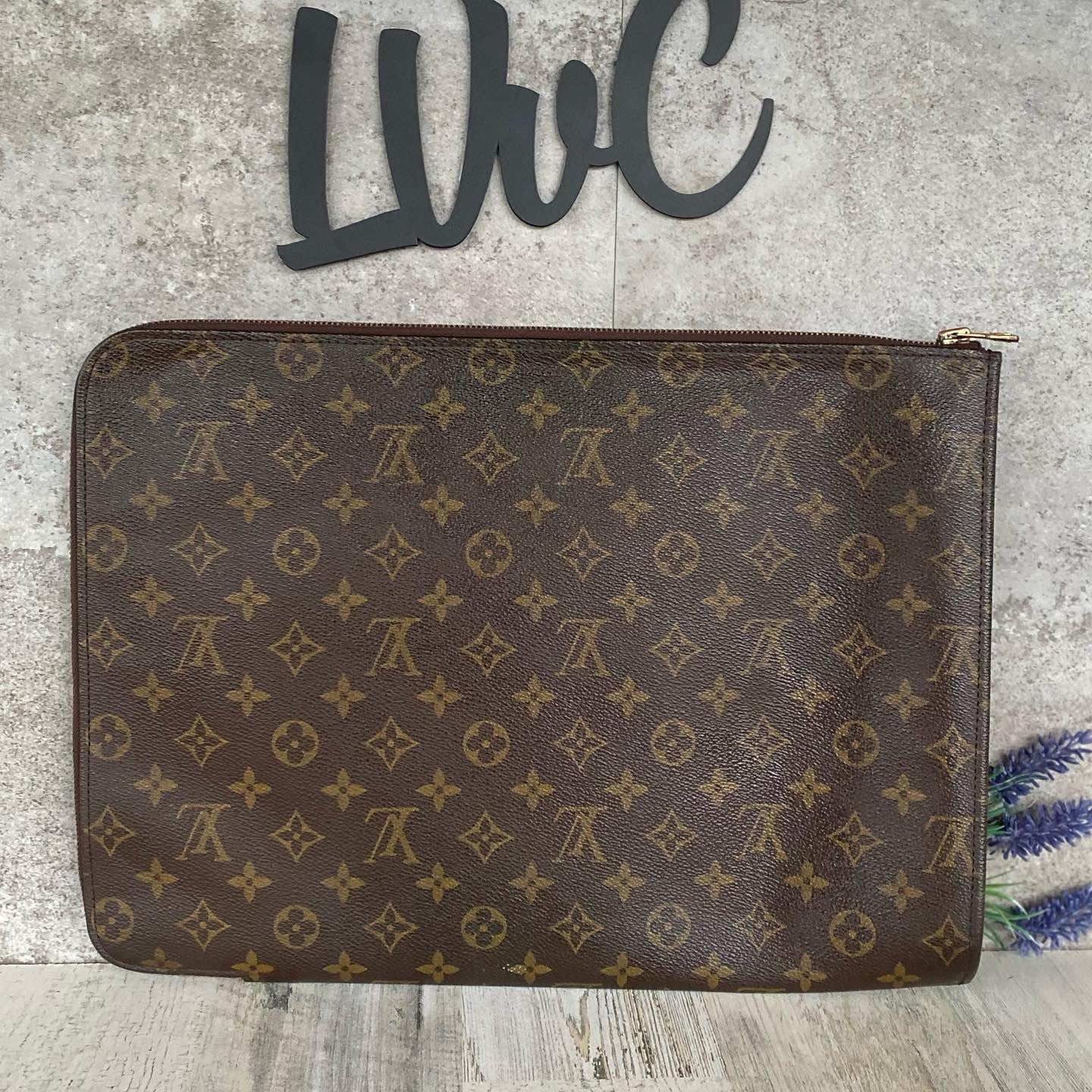 Preloved Authentic Poche Document Case