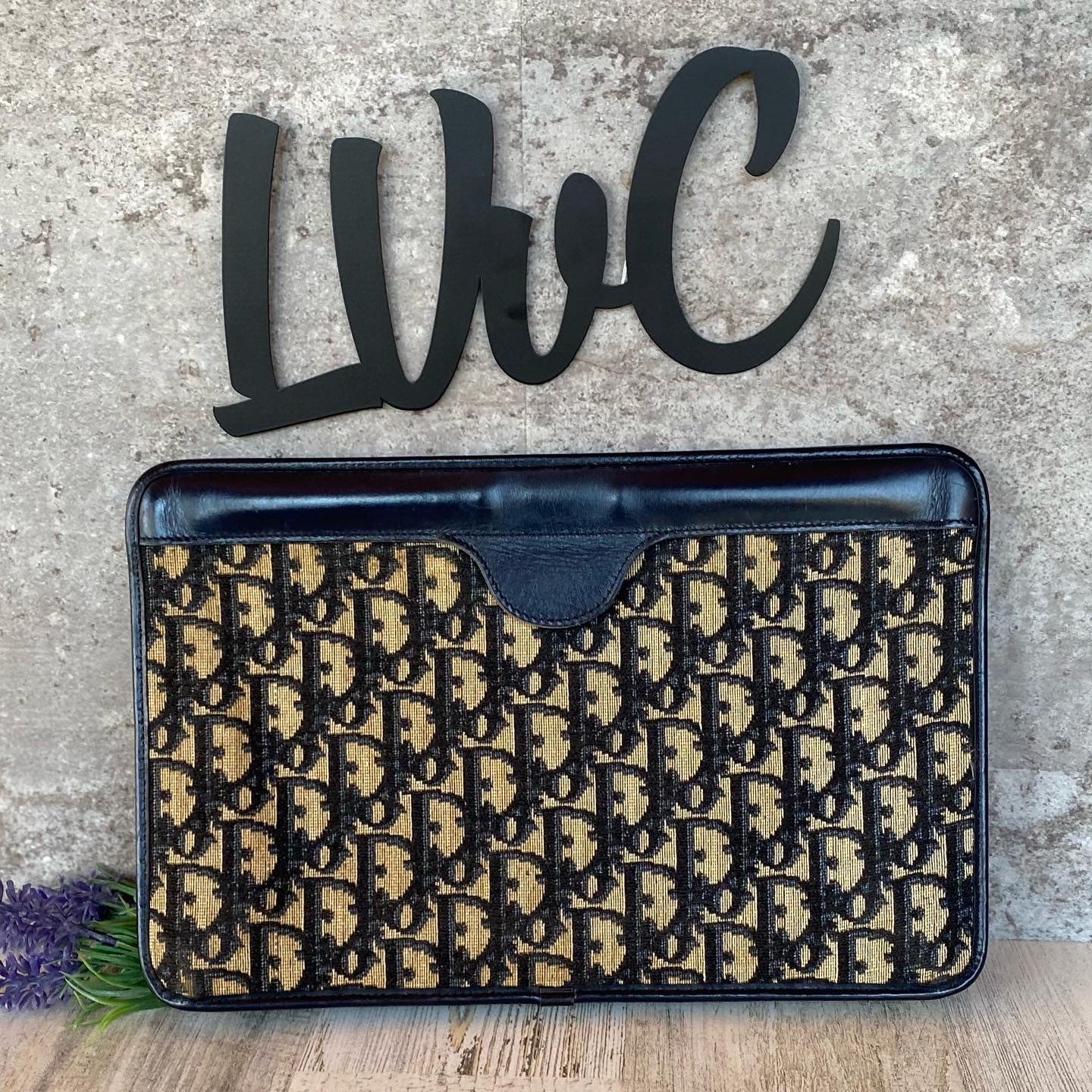 Preloved Vintage CD Trotteur Clutch