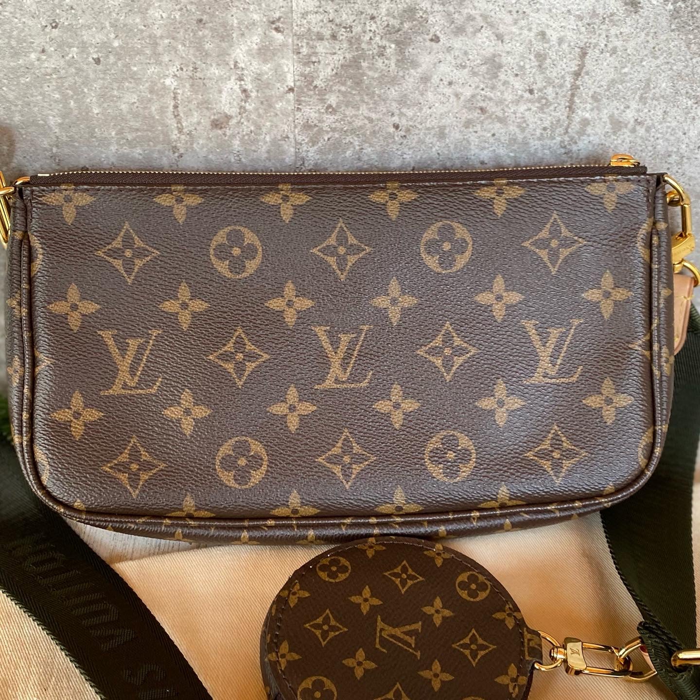 Preloved Multi Pochette Accessories Crossbody