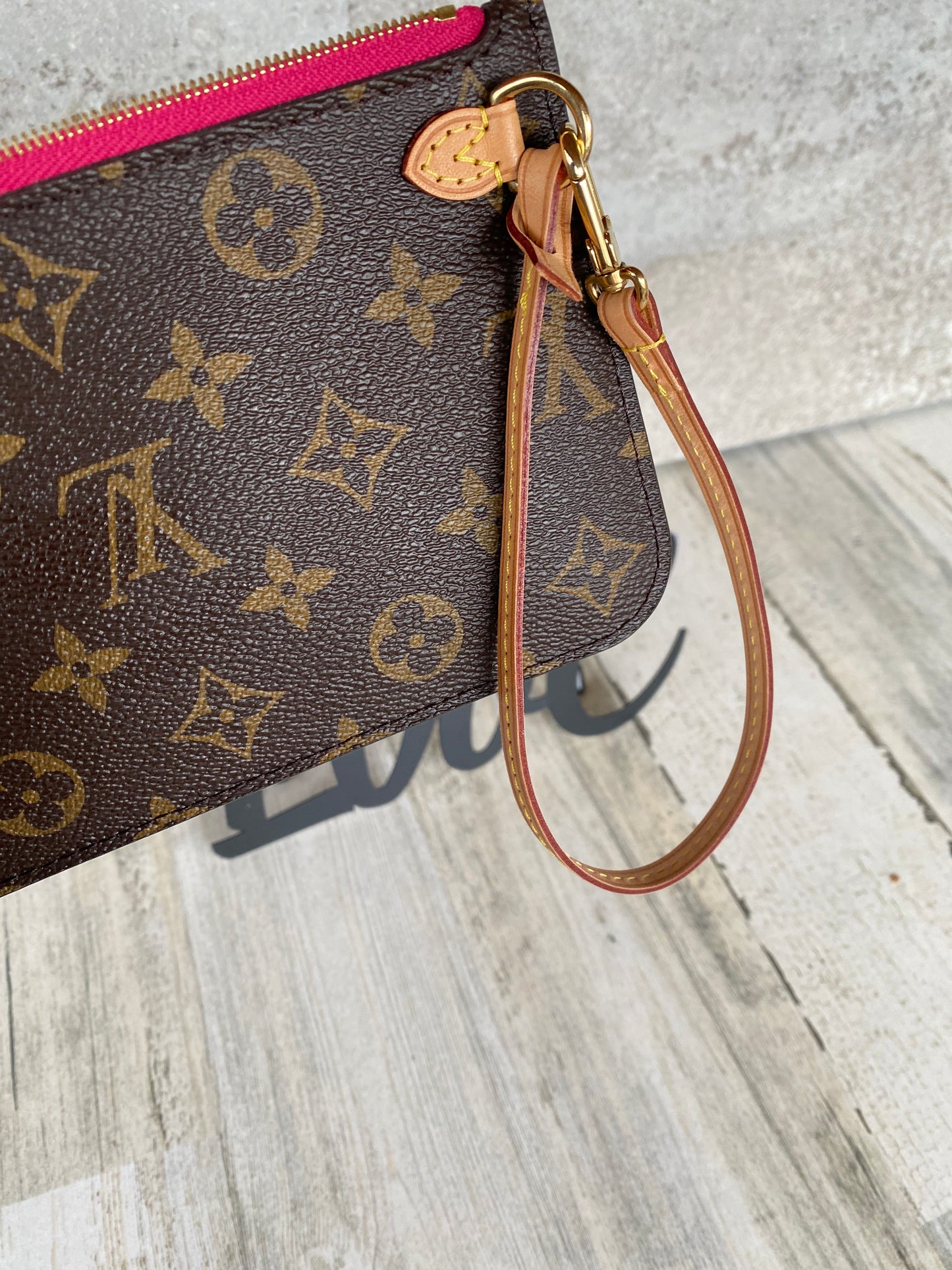 Authentic Preloved Pochette Wristlet PM