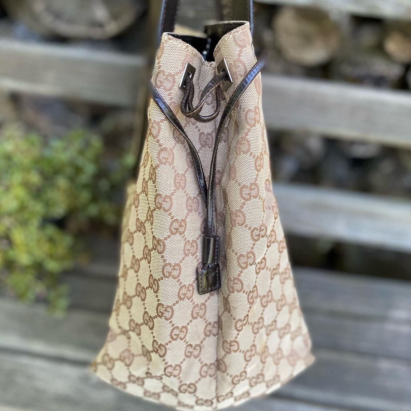Pre-Loved Gg Large Tote