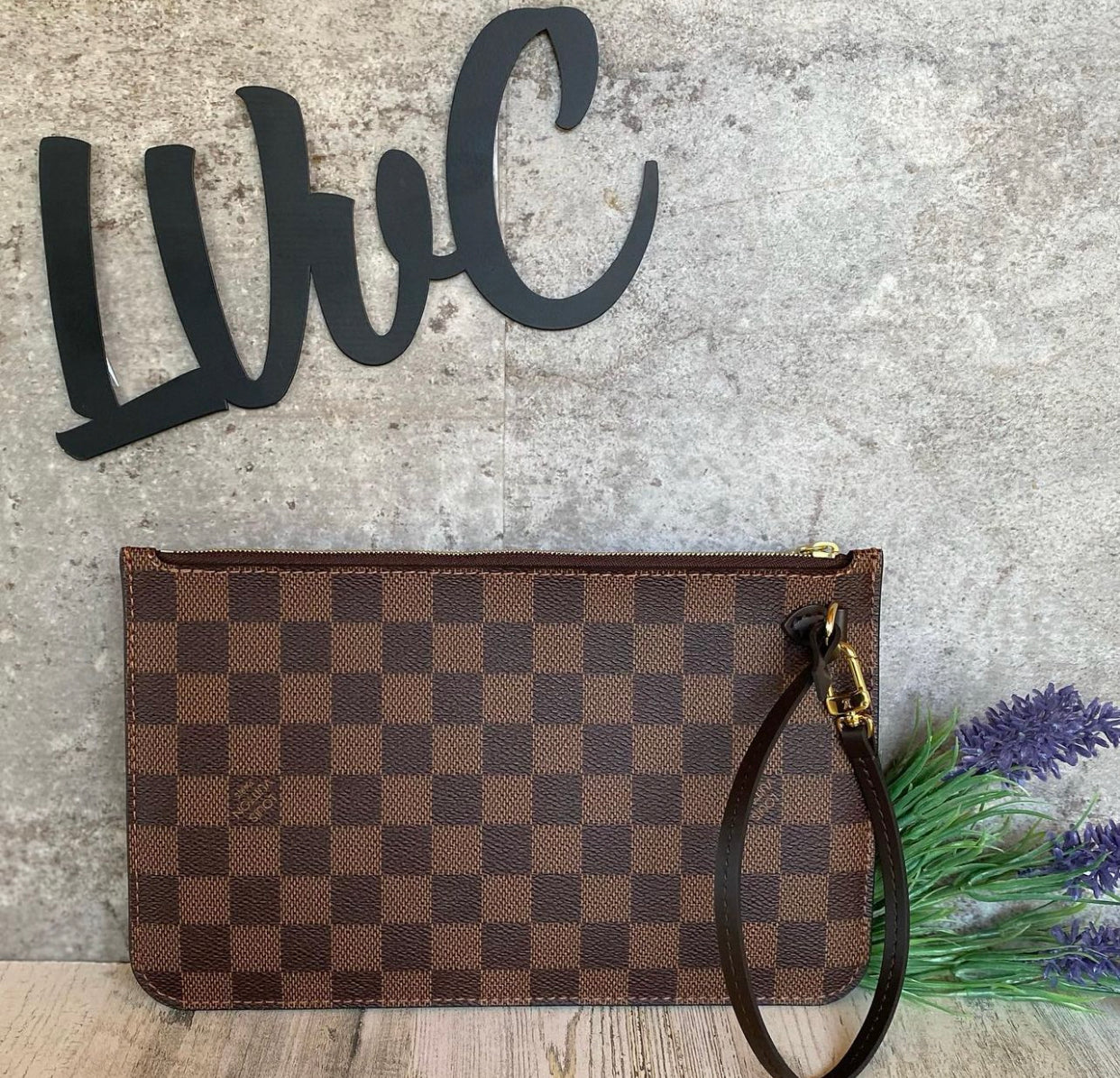 Preloved Neverfull Wristlet