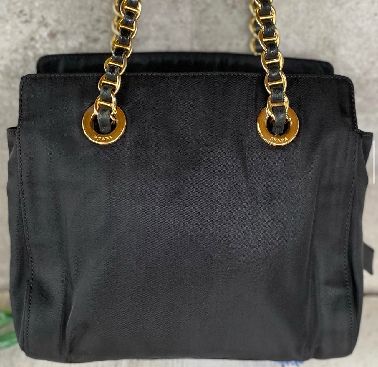 Authentic Preloved Consigned black shoulder bag