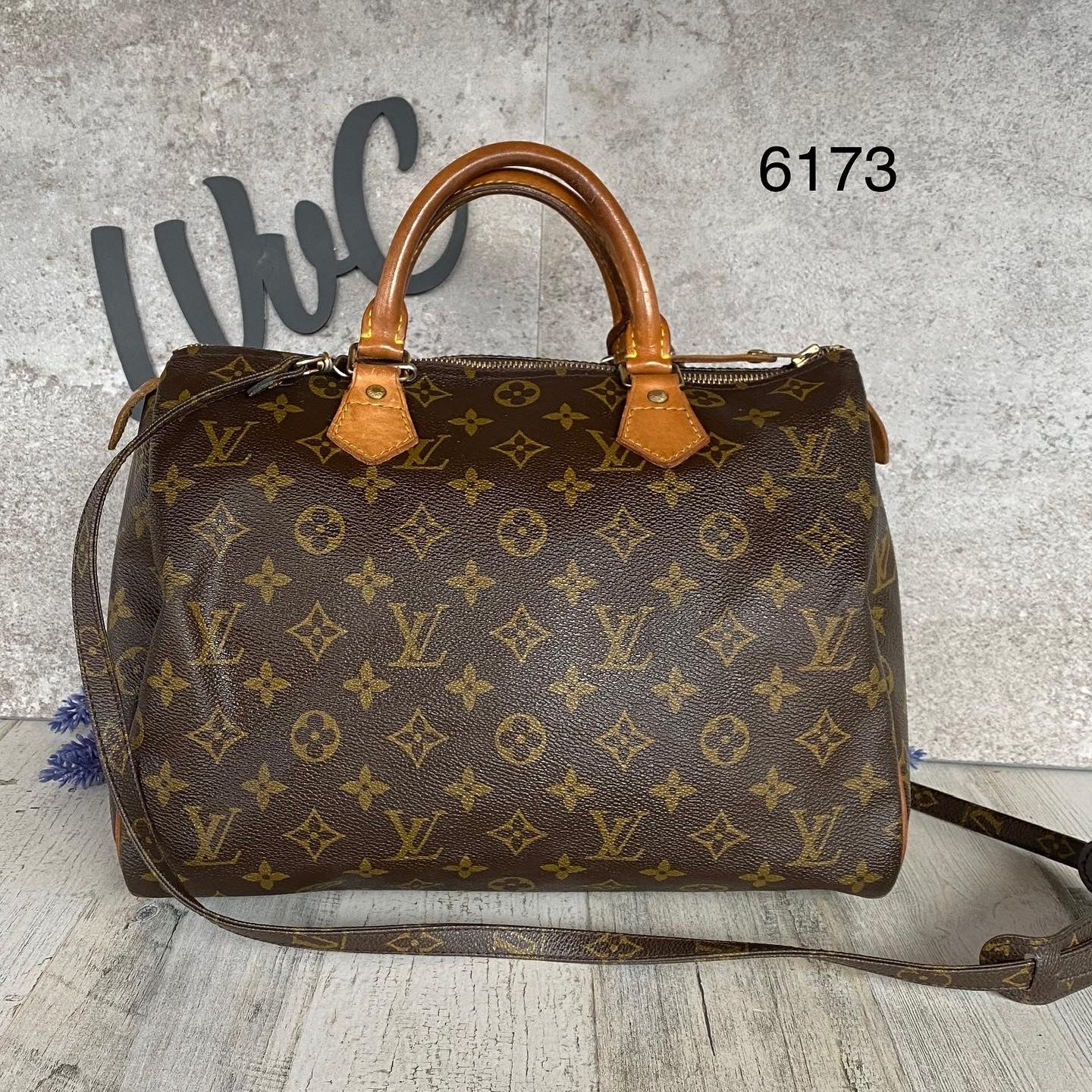 AUTHENTIC Louis Vuitton Speedy 30 Monogram PREOWNED (WBA595) – Jj's Closet,  LLC