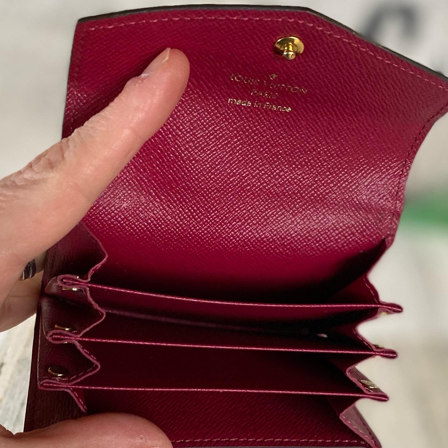 Preloved Sarah Multi Cartes Accordion Card Case