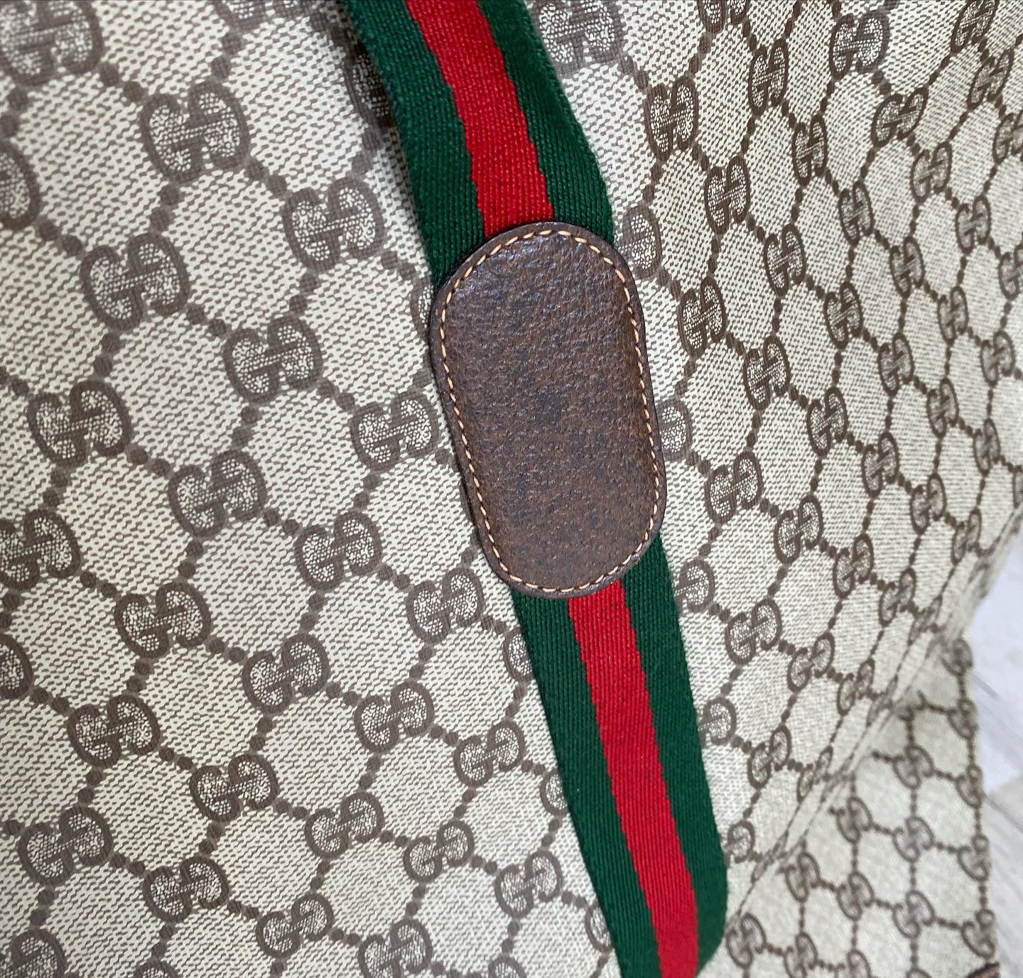 Preloved GG Sherry Line Duffle