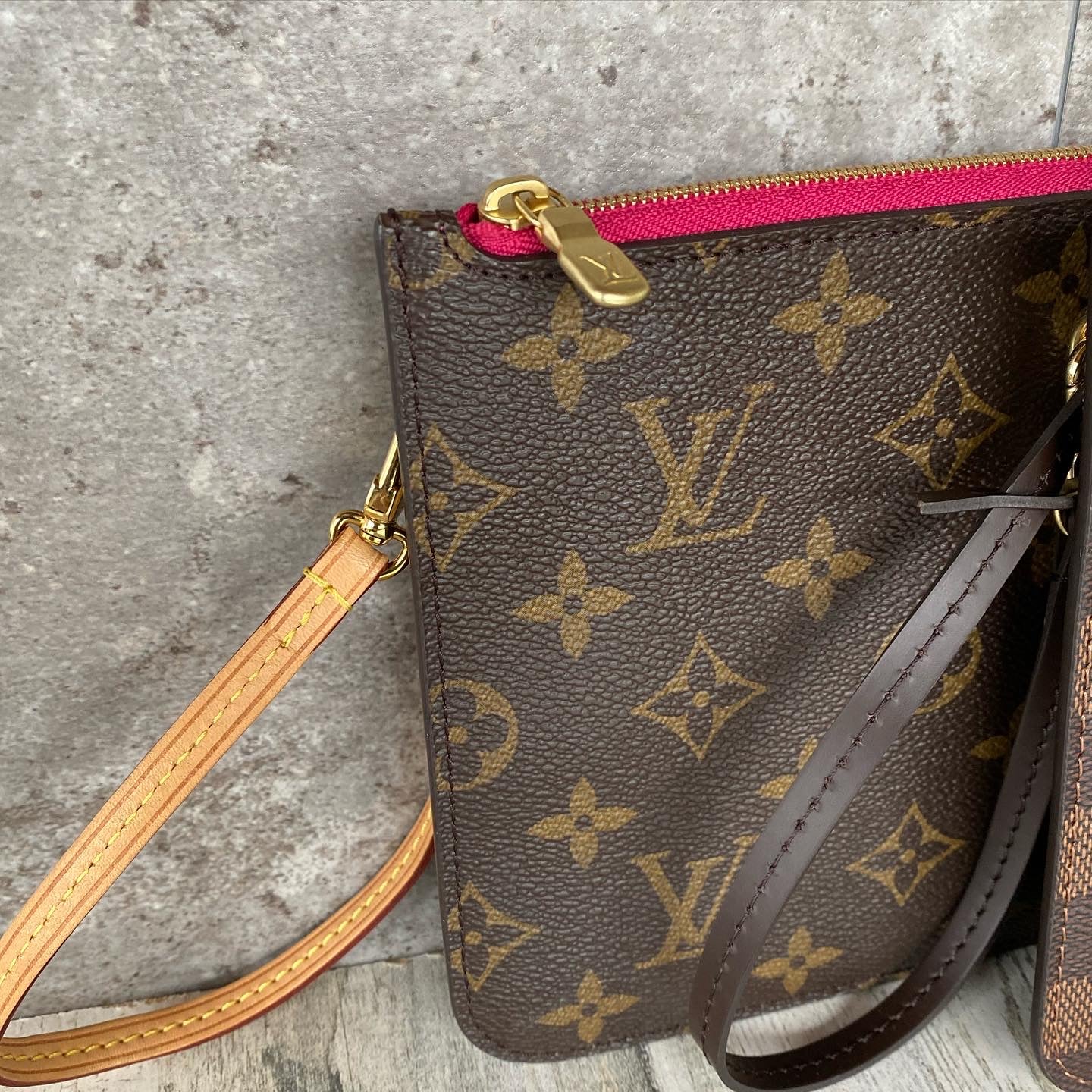 Preloved Authentic Pochette Wristlet