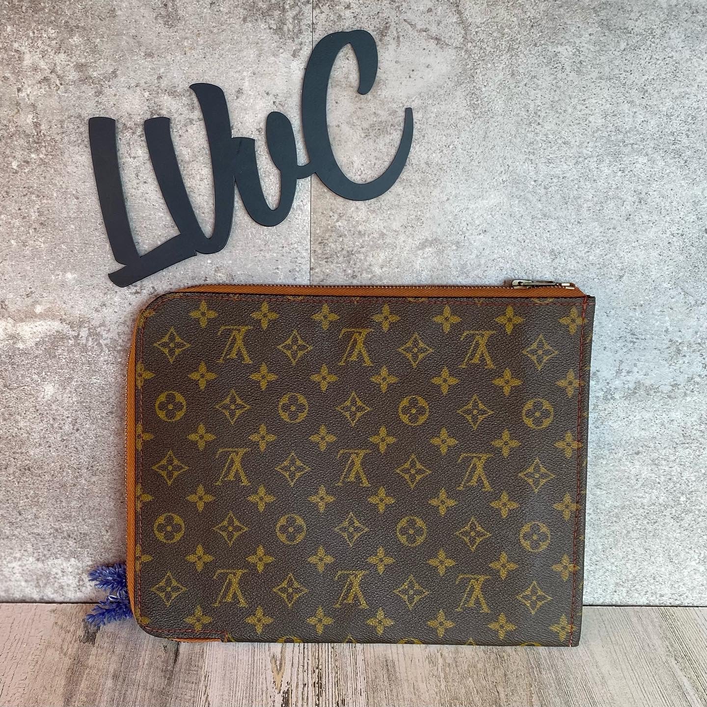 Preloved Authentic Vintage Document/Clutch Case