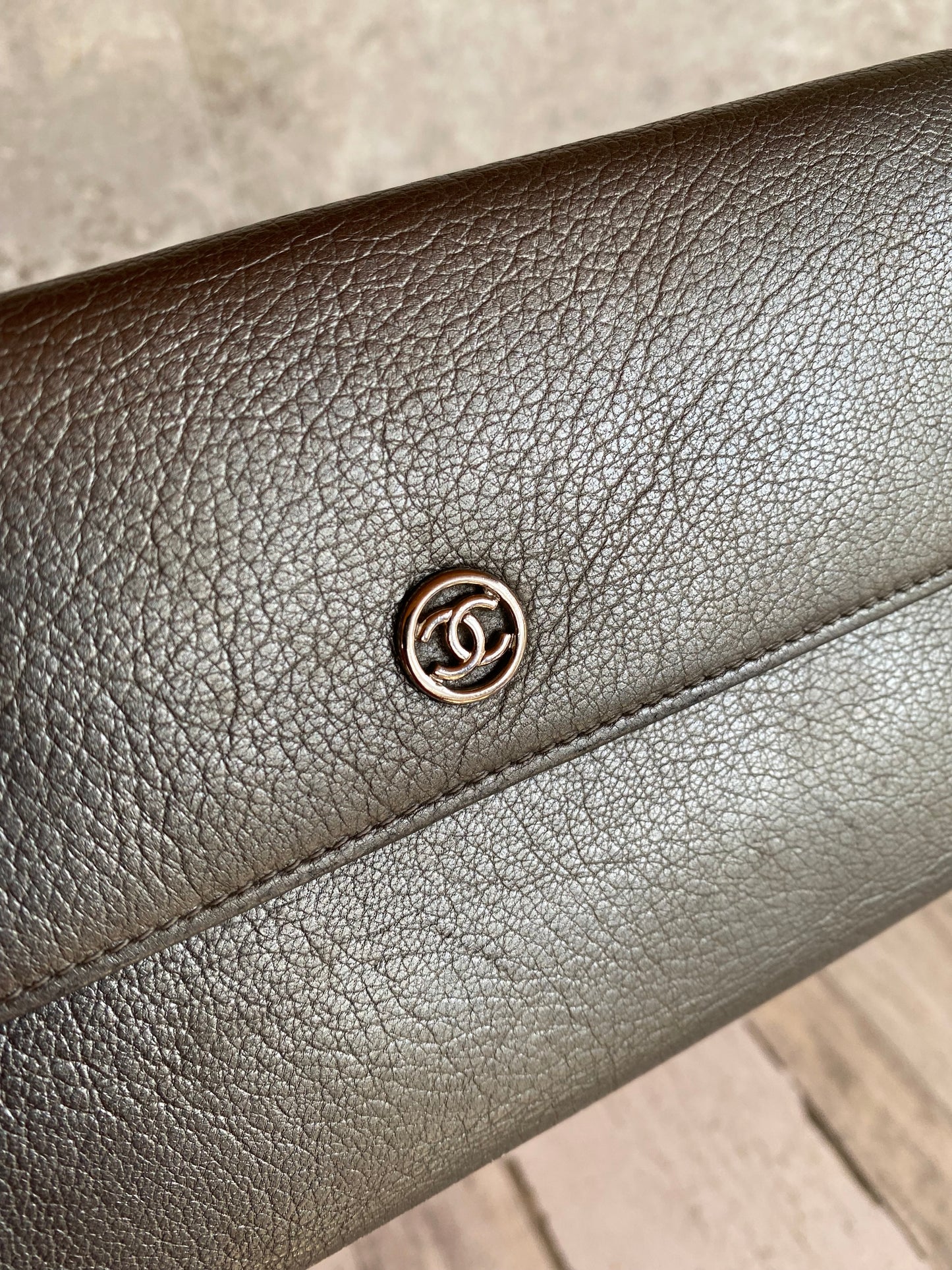 Pre-Loved Authentic C C Long Wallet