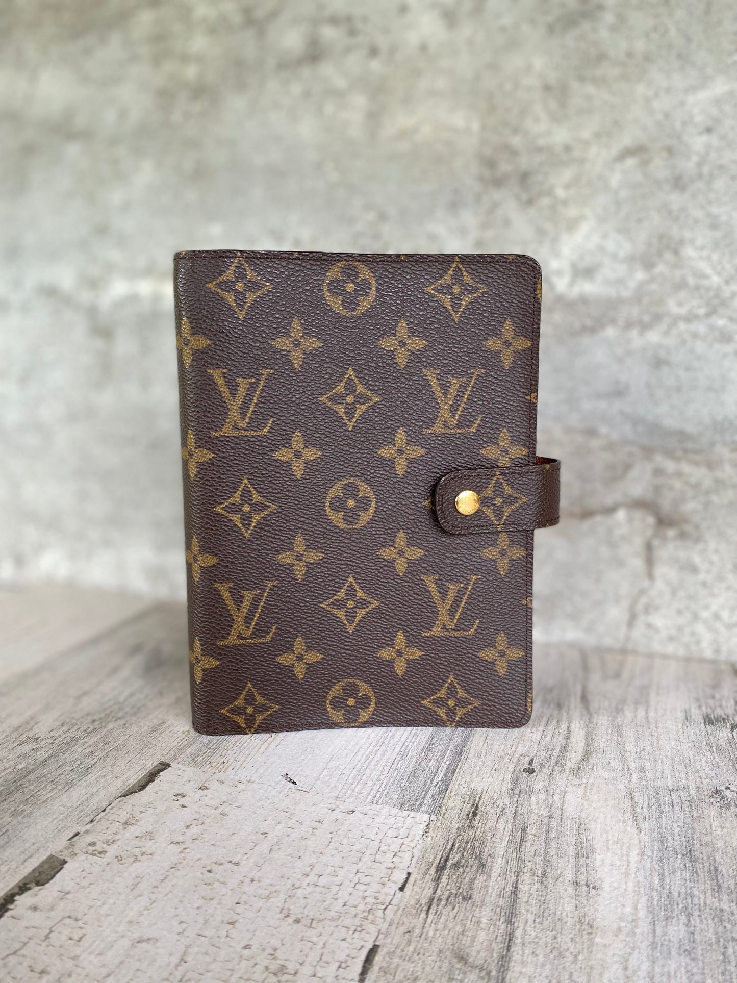 Authentic consigned Agenda MM monogram