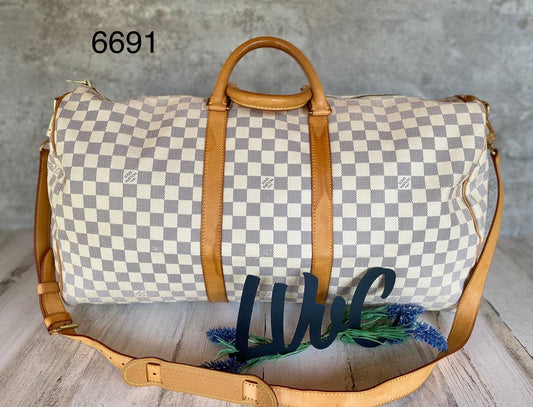 Authentic Preloved Keepall 55 Bandouliere