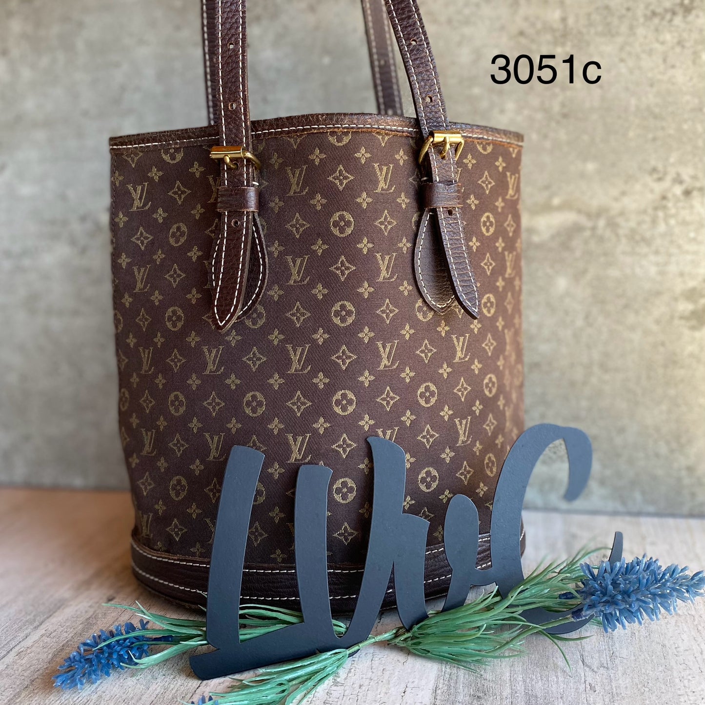 Preloved Consigned Authentic Petit Bucket tote