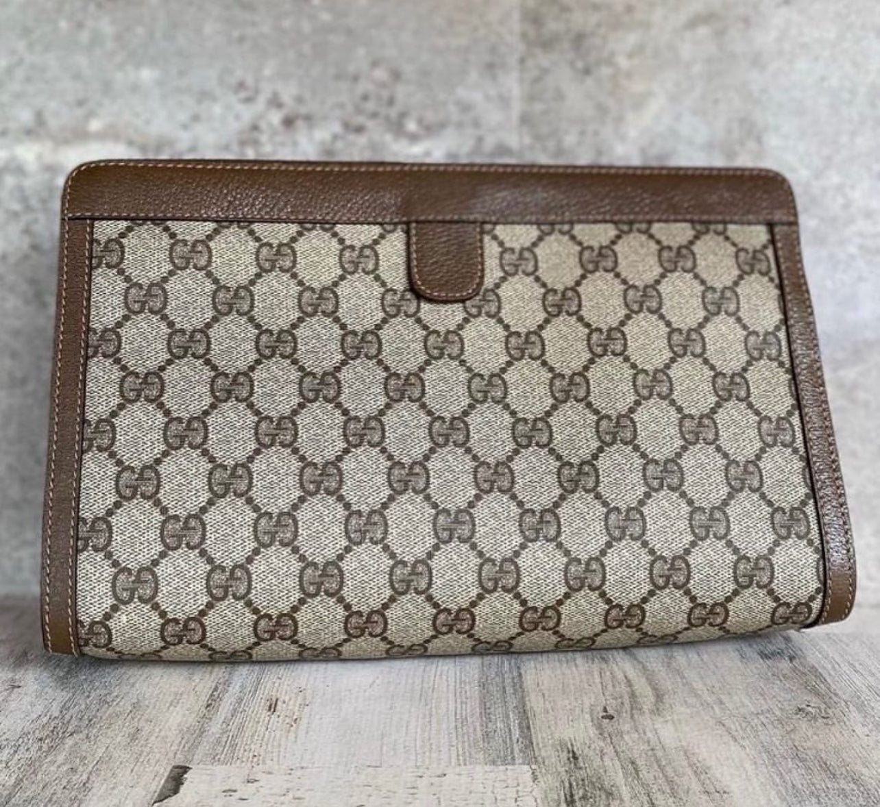 Authentic pre-loved consignment, GG, Sherry line clutch