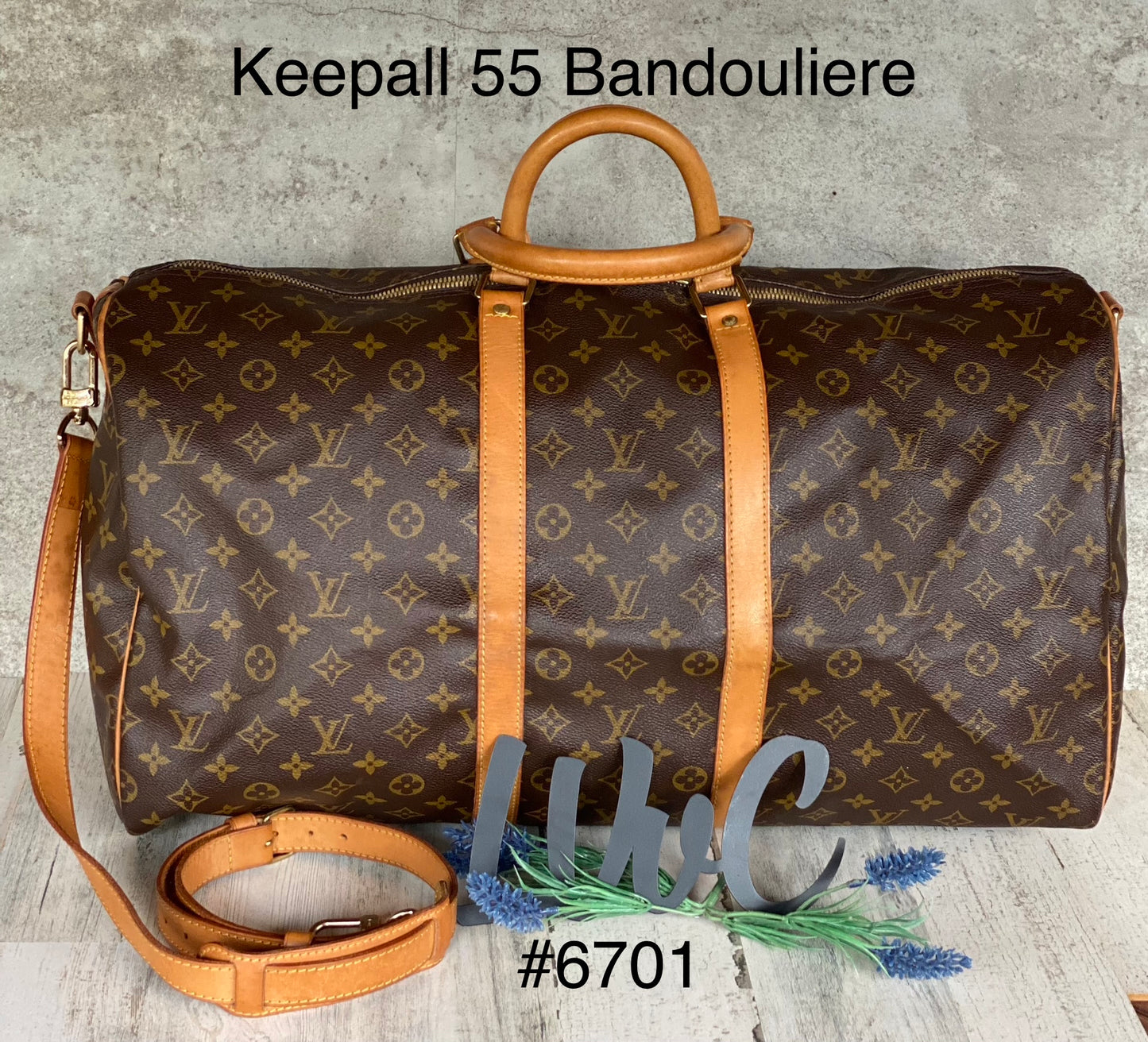 Preloved Keepall 55 Bandouliere