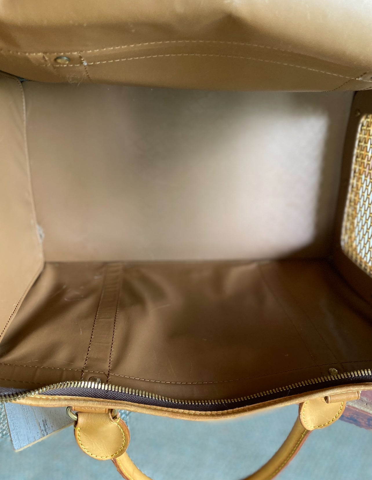 Preloved Authentic Sac Chien Travel Bag