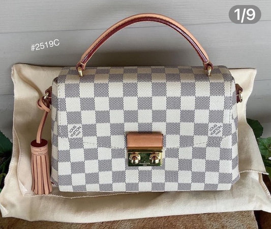 Authentic Preloved croisette Damier Azur