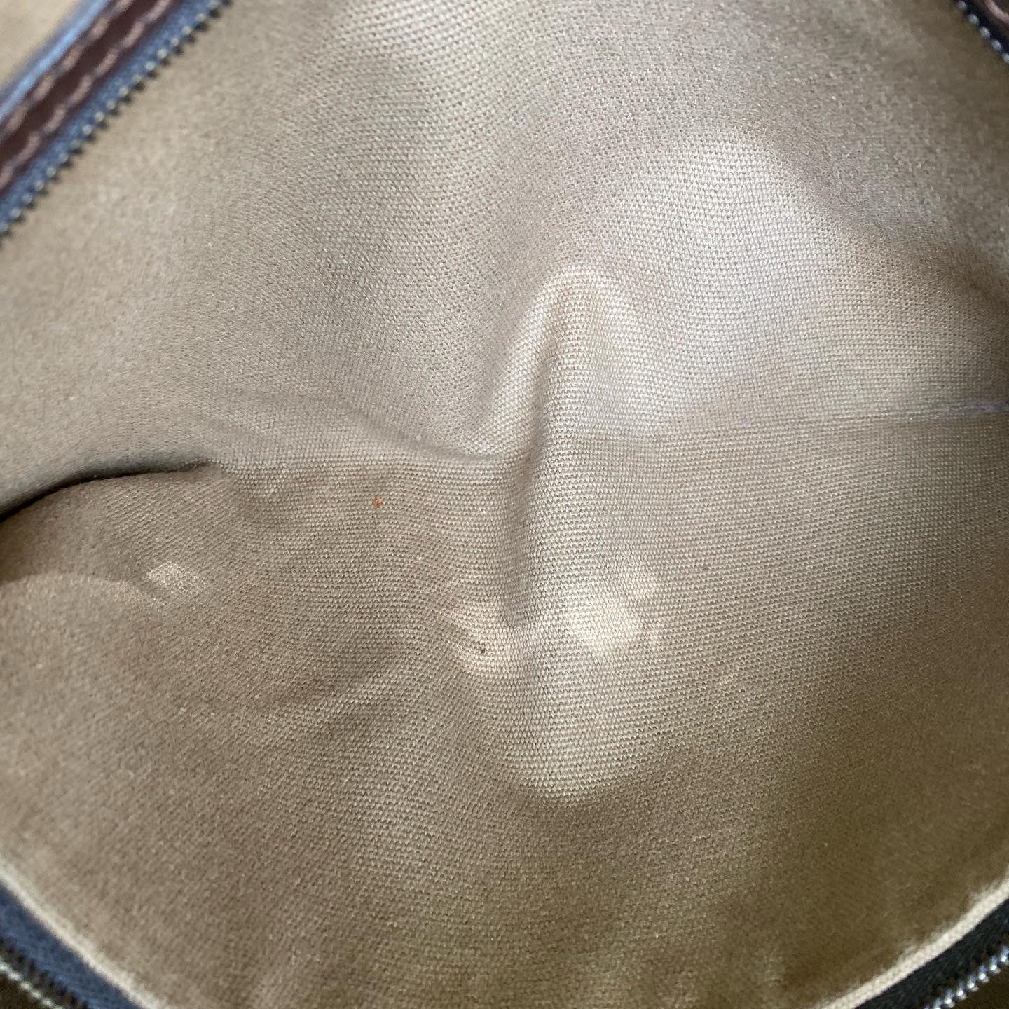 Preloved Authentic Utah Huron brown leather brief case/ document handbag