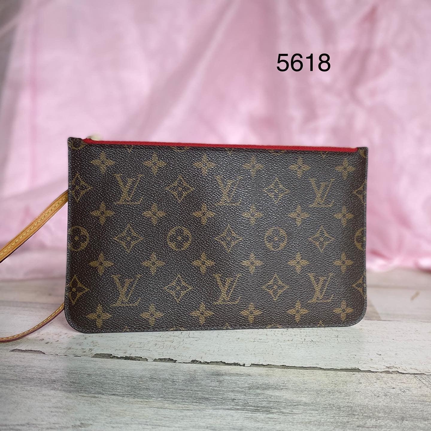 Preloved Neverfull Wristlet