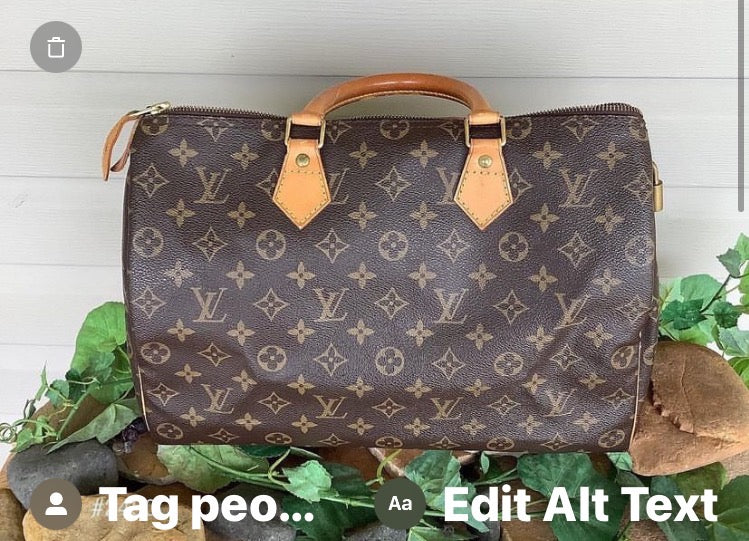 Authentic Preloved speedy 35 monogram