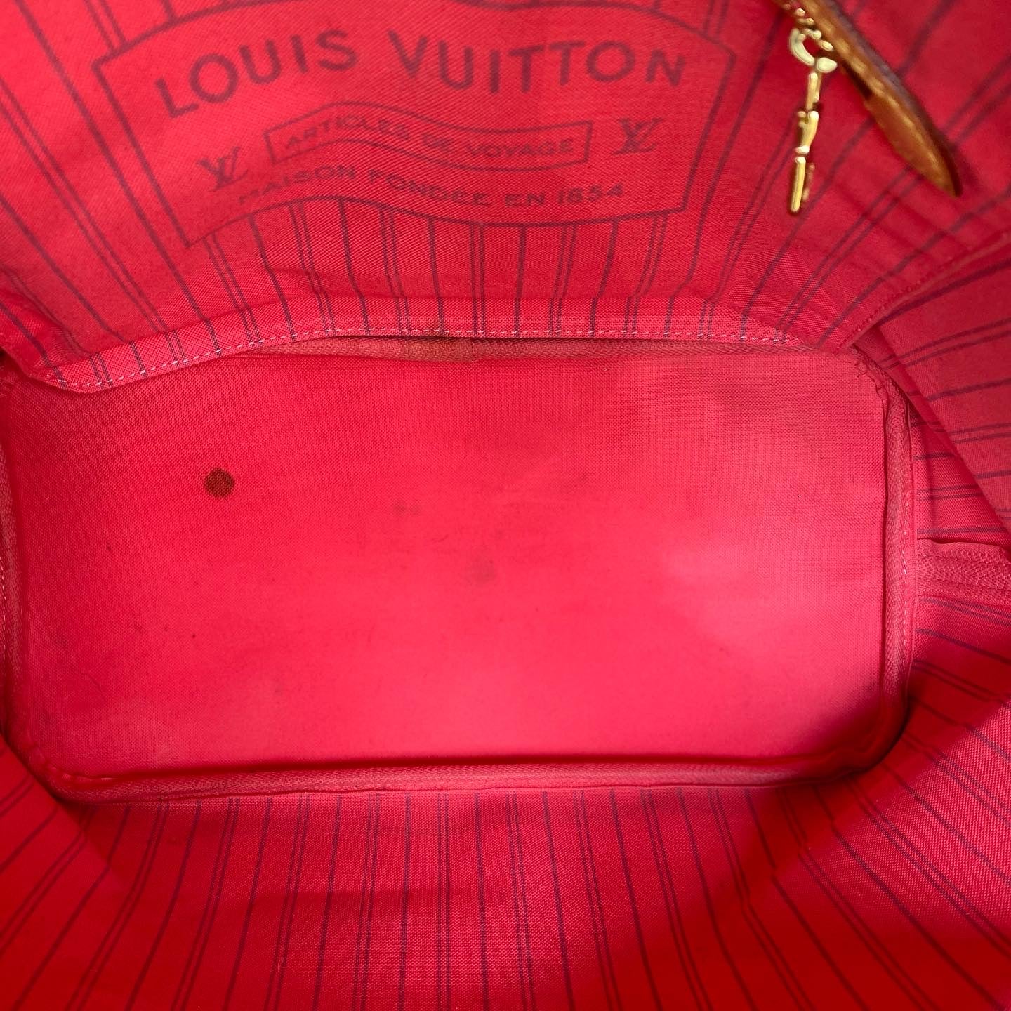 Preloved Louis Vuitton Monogram Neverfull MM Tote Bag SD2097