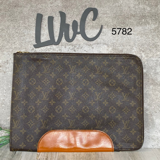 Preloved Authentic Poche Documents Case/Clutch