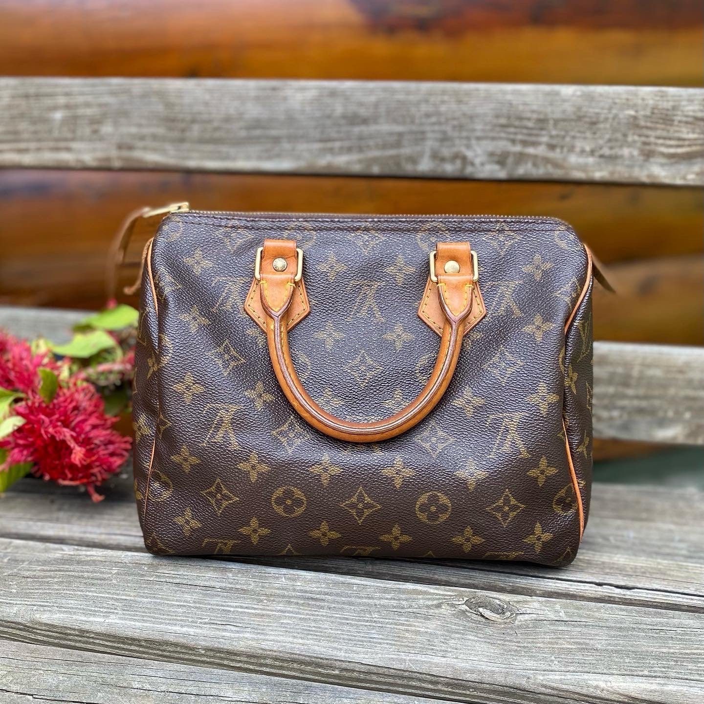 Speedy Round, Used & Preloved Louis Vuitton Handbag