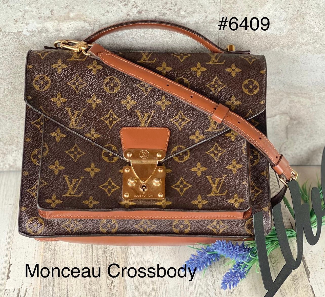 Authentic Preloved Monceau crossbody