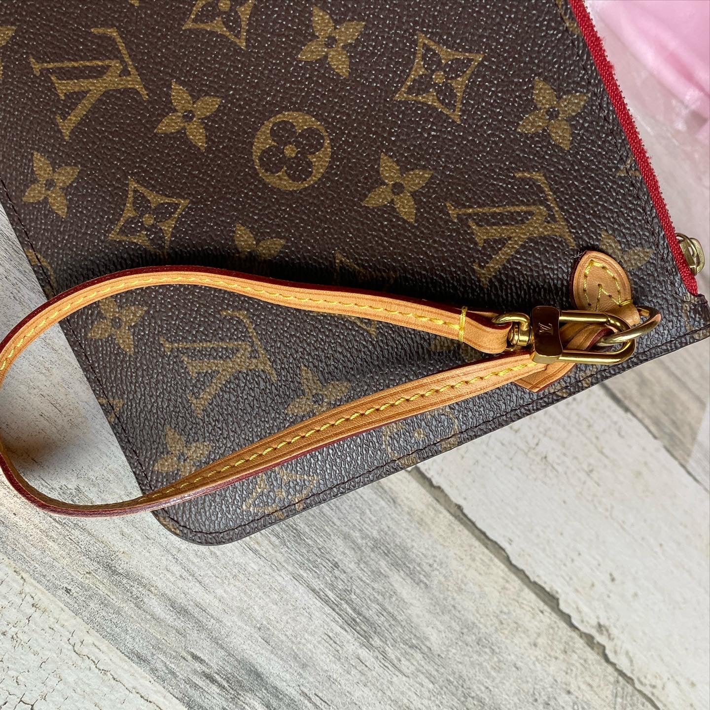 Preloved Neverfull Wristlet