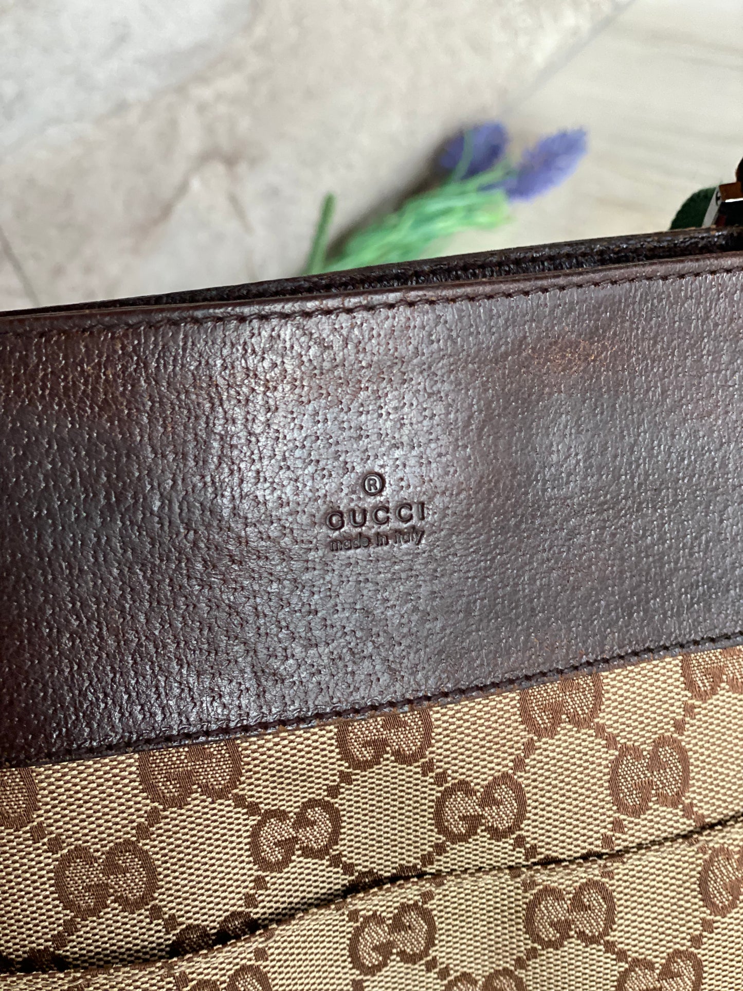 Preloved GG Sherry Line Crossbody