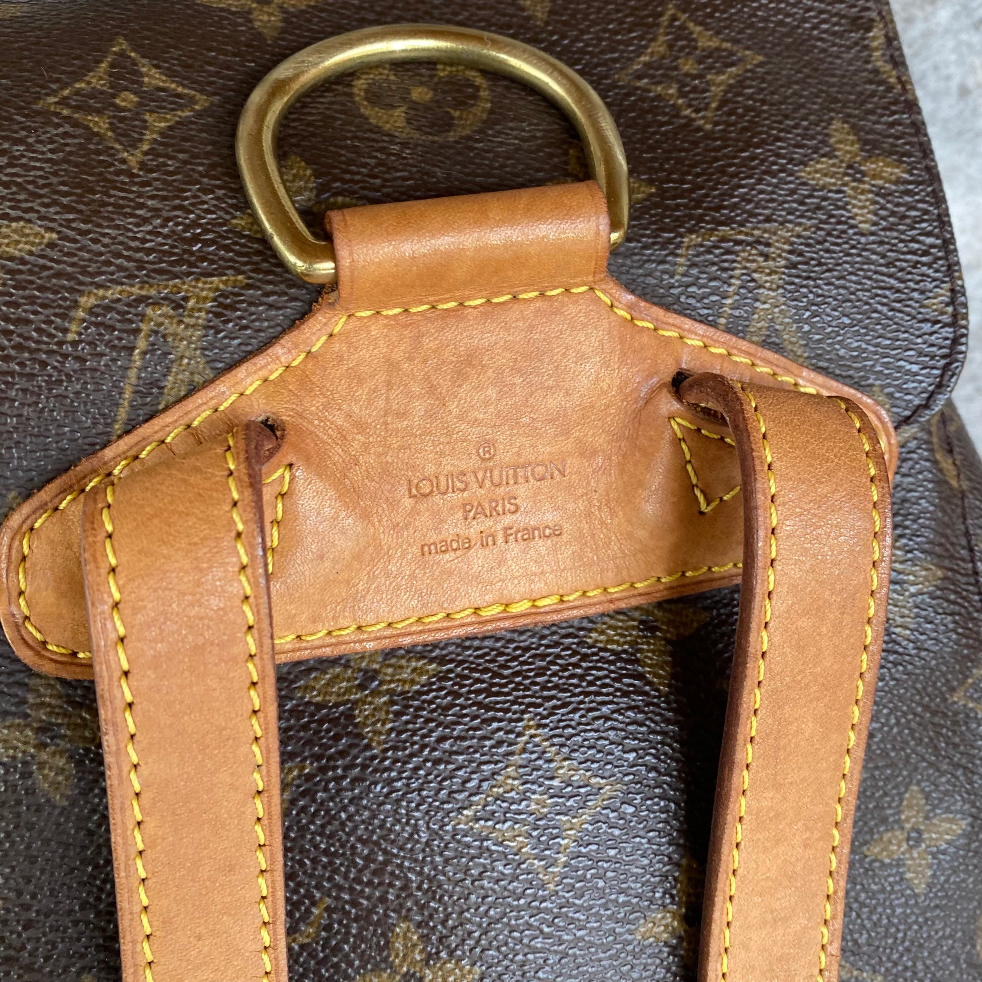 Preloved Authentic Montsouris MM Backpack – lvvintagecloset Preloved Authentic Montsouris MM Backpack – lvvintagecloset