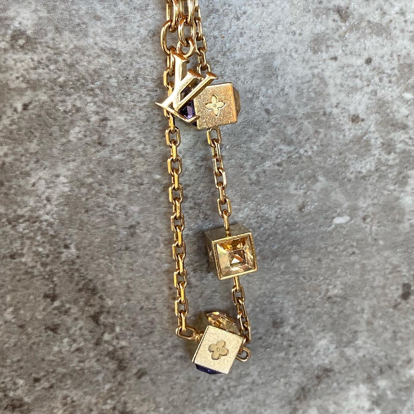 Preloved Gold Charm Bracelet