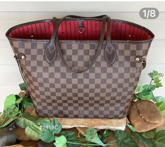 Pre-loved Neverfull MM Damier Ebene